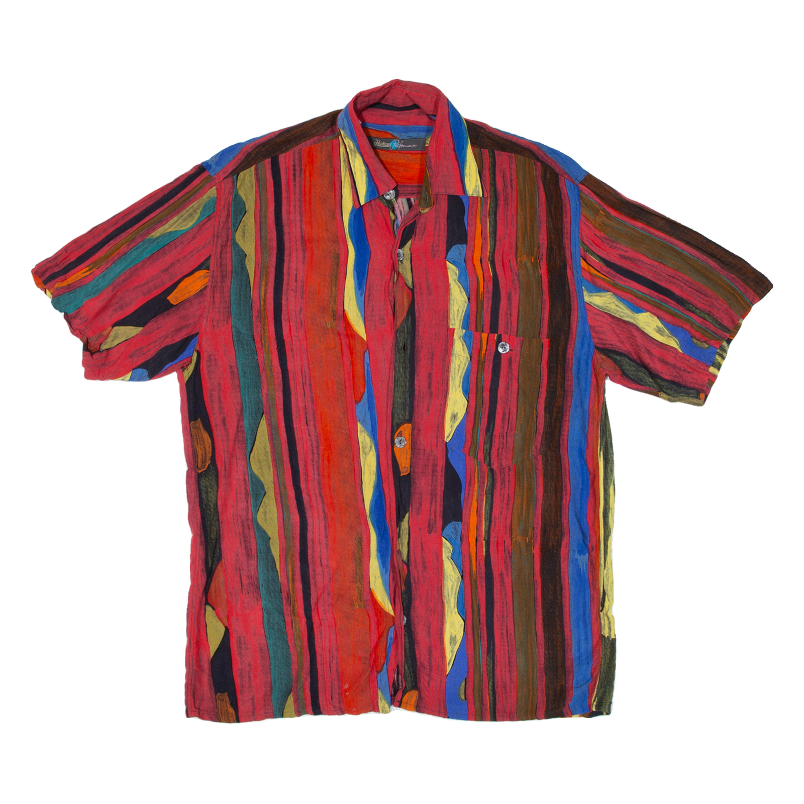 Mens Shirt Red Striped M Refurbished - N/A refurbished available on Cerqular