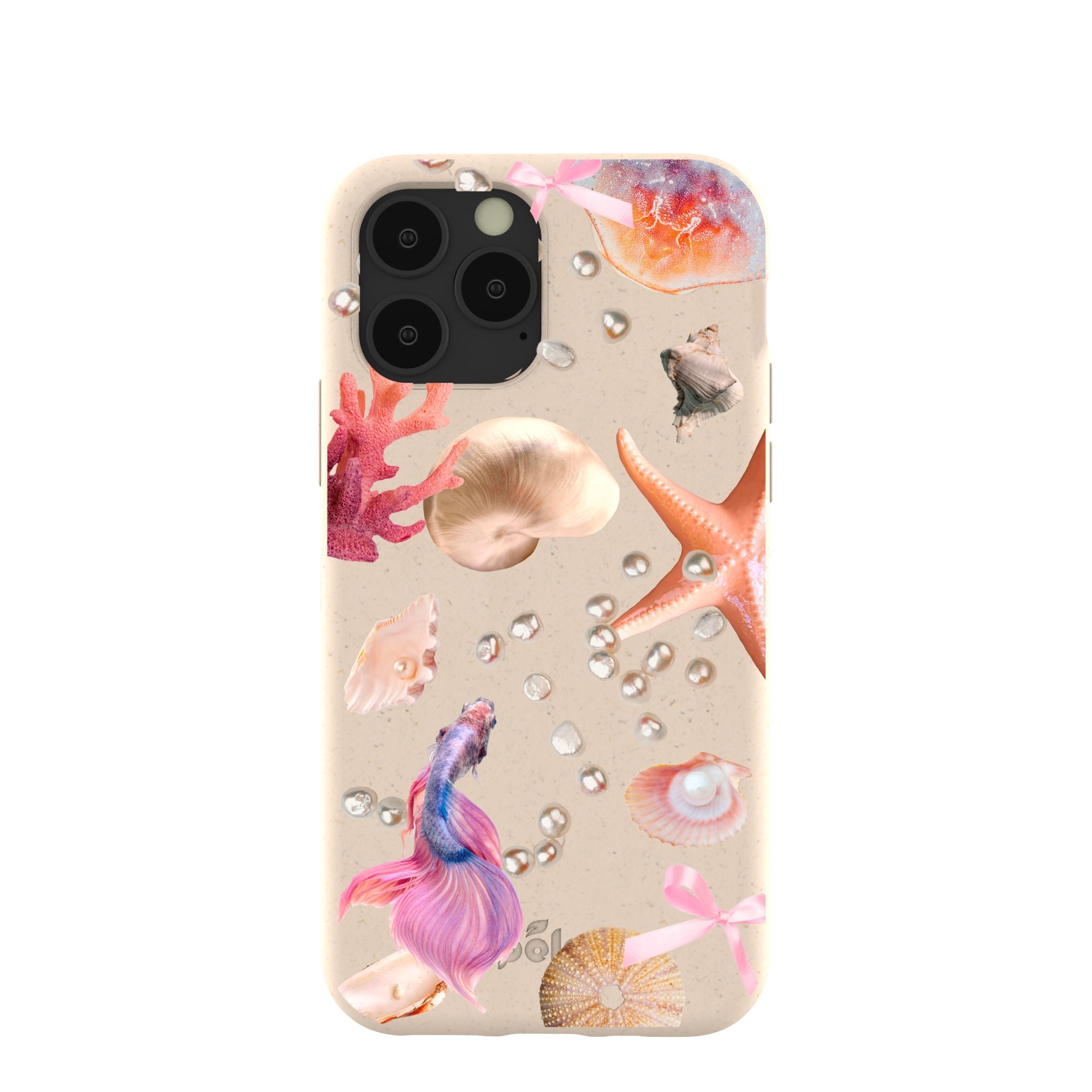 Seashell Aqua Dreams iPhone 11 Pro Case Refurbished - Pela Case refurbished available on Cerqular