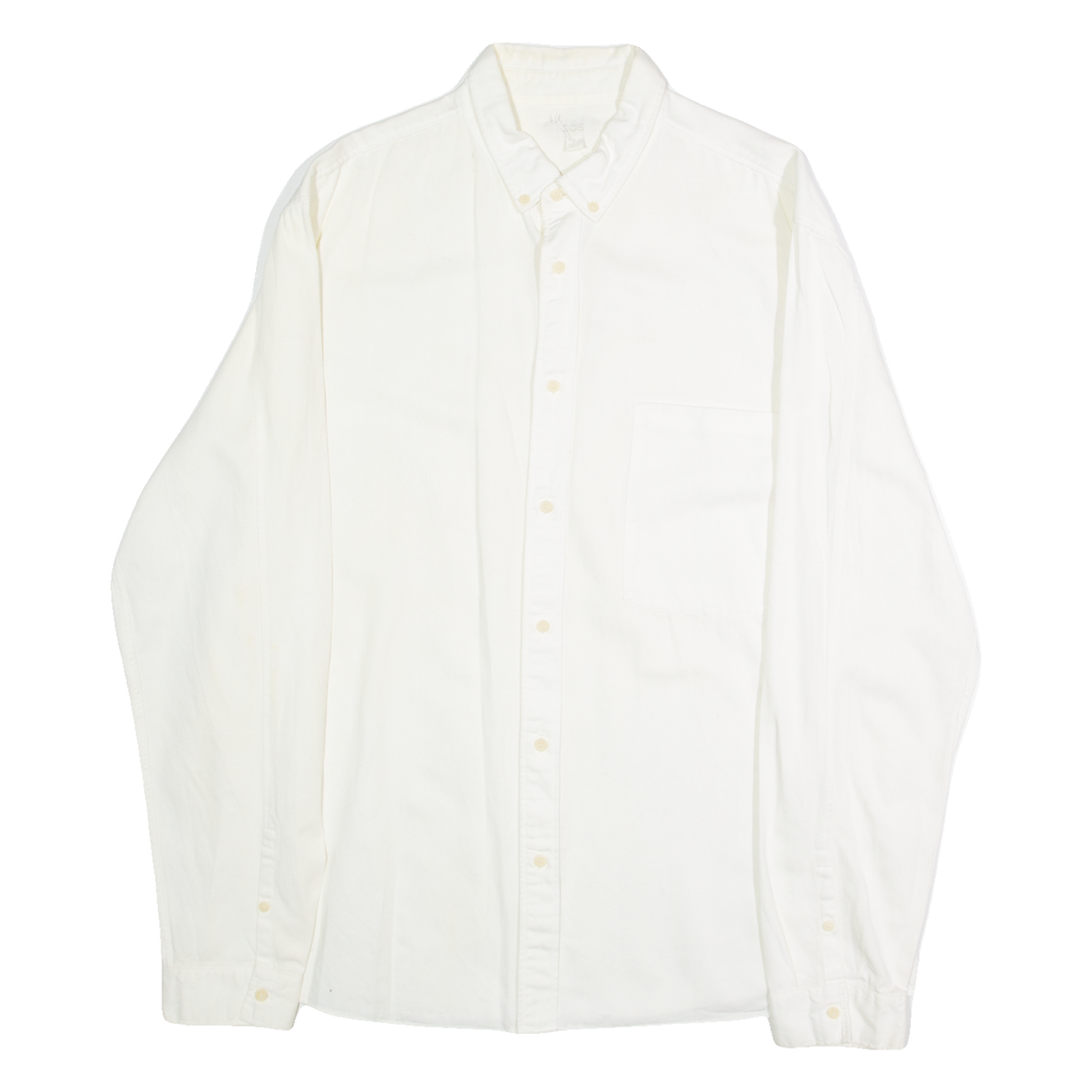 COS Mens Plain Shirt White Long Sleeve XL Refurbished - N/A refurbished available on Cerqular