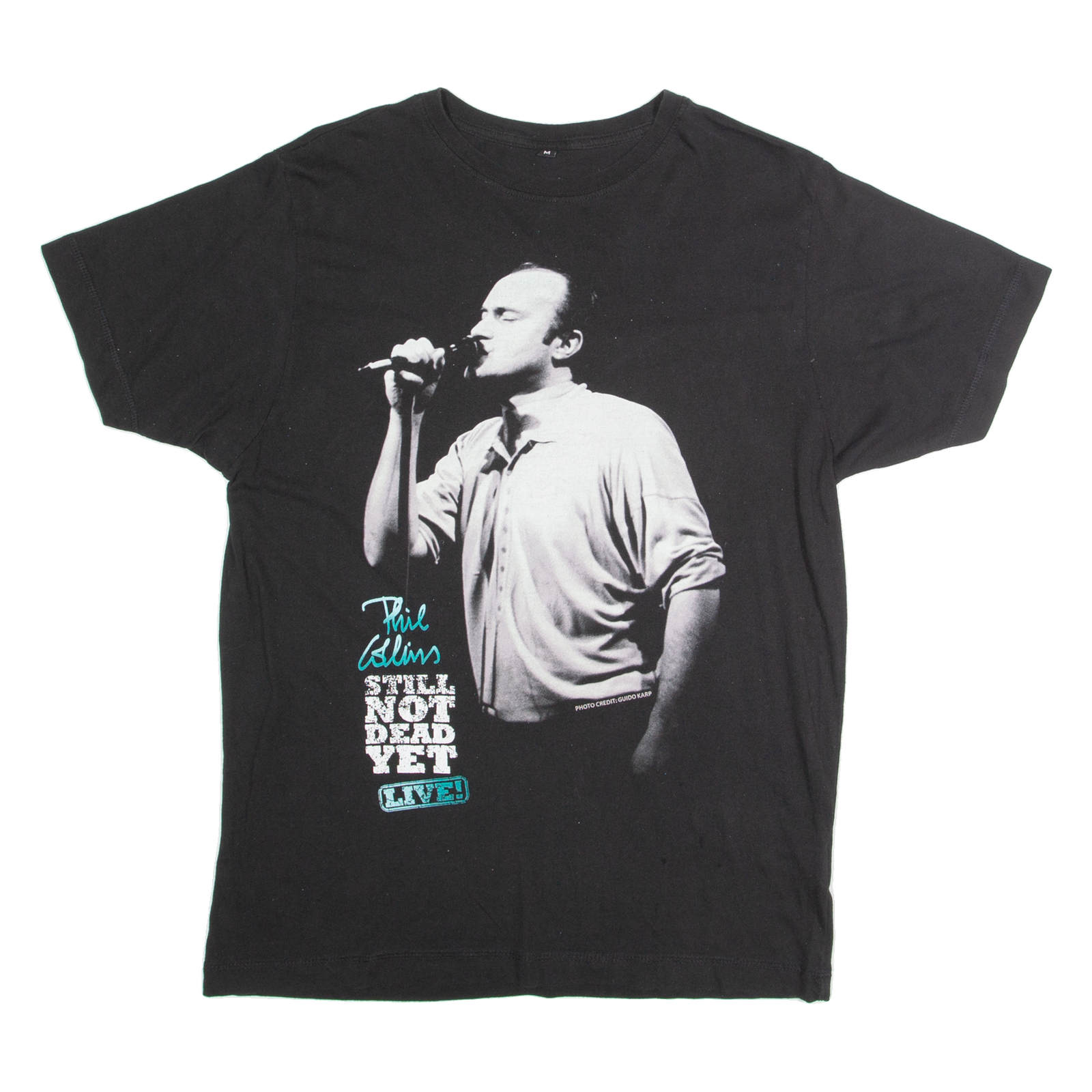 PHIL COLLINS Still Not Dead Yet Mens Band T-Shirt Black M Refurbished - N/A refurbished available on Cerqular