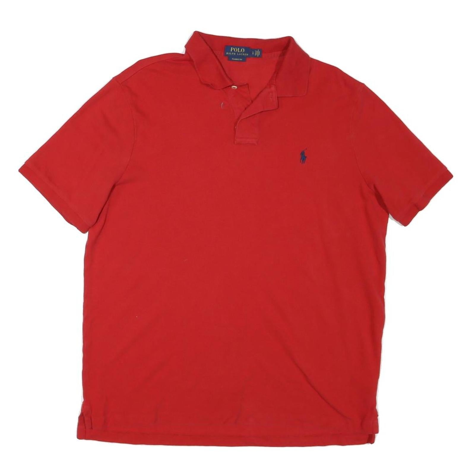 Buy POLO RALPH LAUREN Mens Red Short Sleeve Plain L Cotton Blend Polo Shirt Refurbished - $35.09 POLO RALPH LAUREN Mens Red Short Sleeve Plain L Cotton Blend Polo Shirt Refurbished - N/A refurbished available on Cerqular
