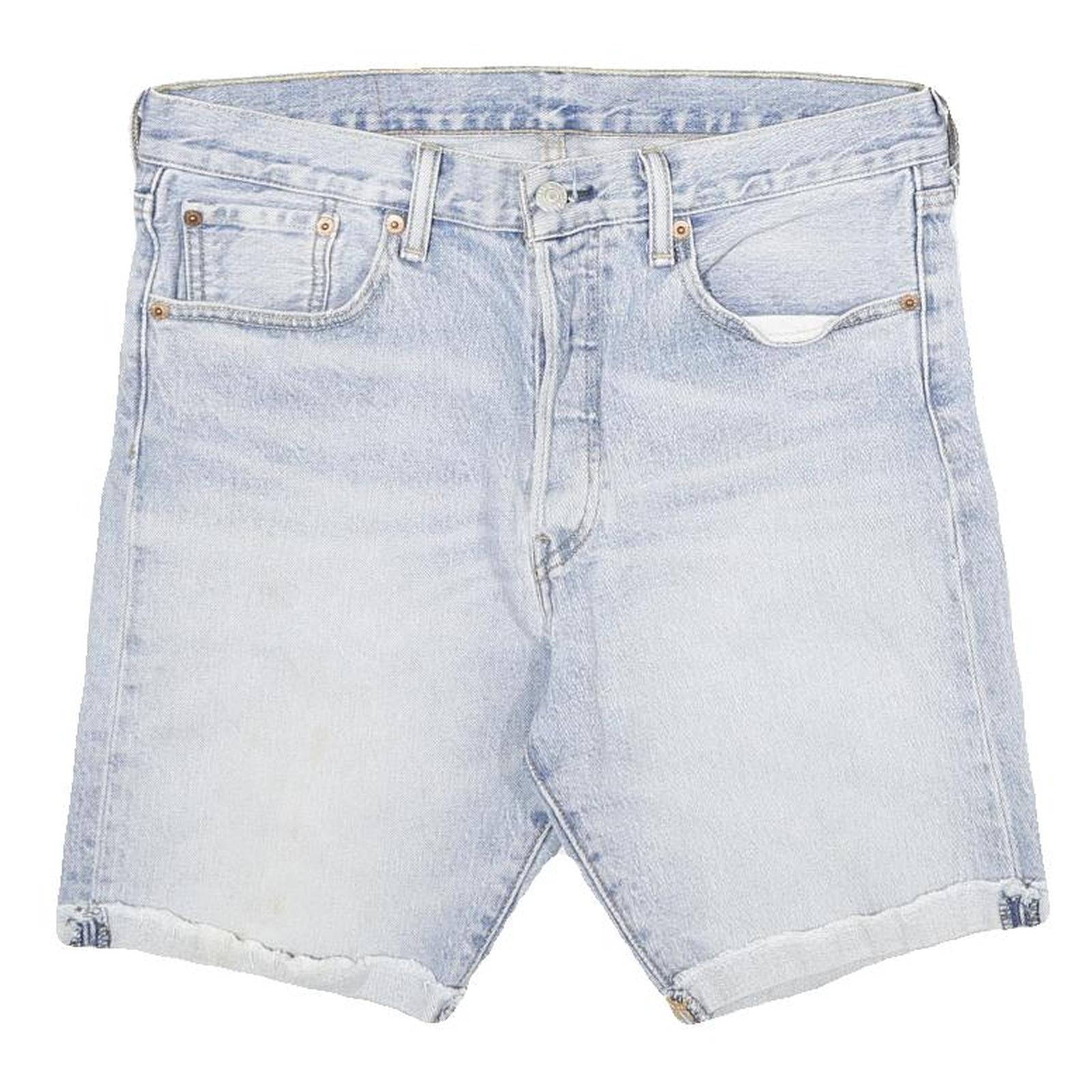 LEVI'S Mens Denim Blue Casual Shorts L W30 Faded Style Classic Fit Refurbished - N/A refurbished available on Cerqular