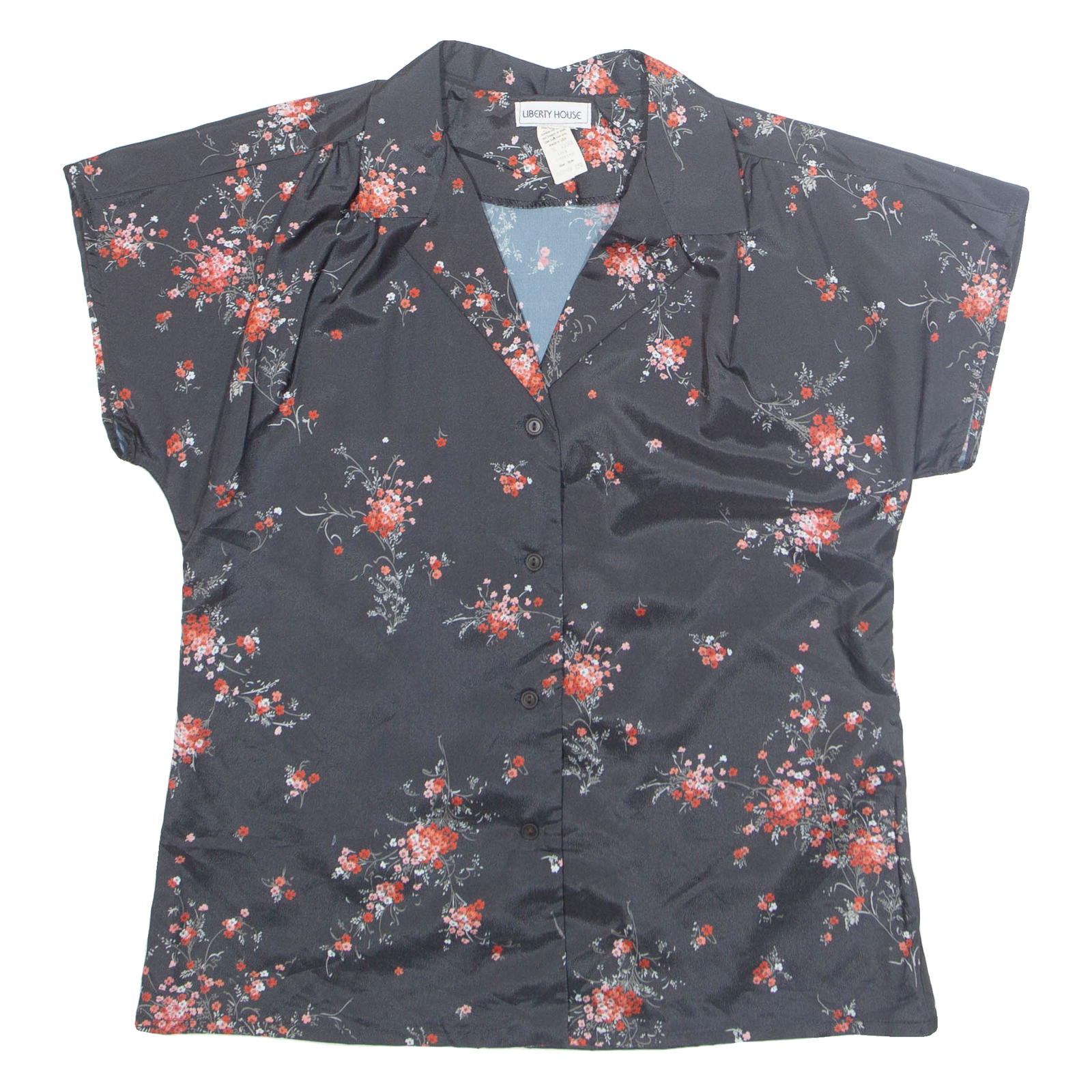 Buy LIBERTY HOUSE Womens Printed Blouse Black Collared Floral M Refurbished - $16.89 LIBERTY HOUSE Womens Printed Blouse Black Collared Floral M Refurbished - N/A refurbished available on Cerqular