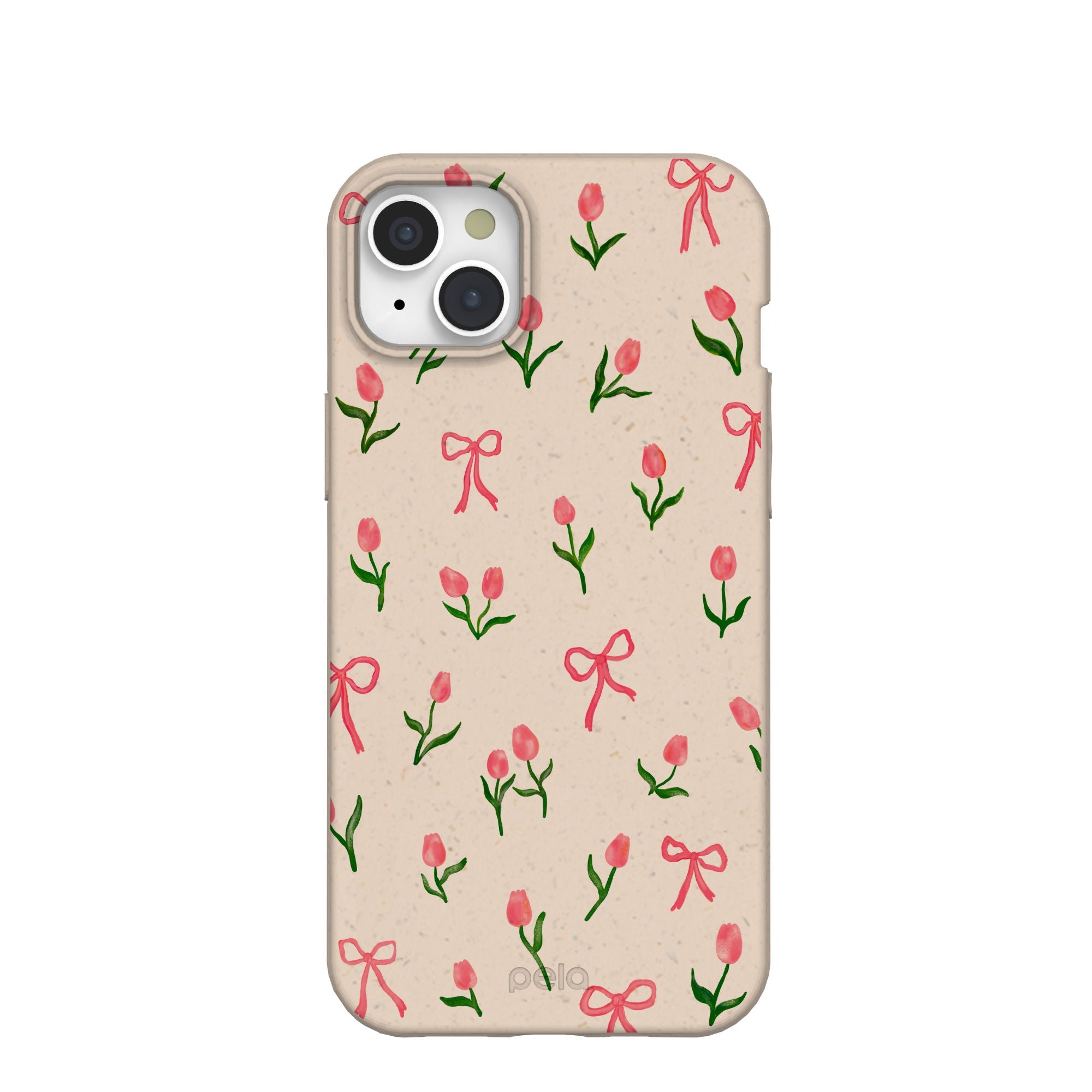 Seashell Tulip Bliss iPhone 15 Plus Case Refurbished - Pela Case refurbished available on Cerqular