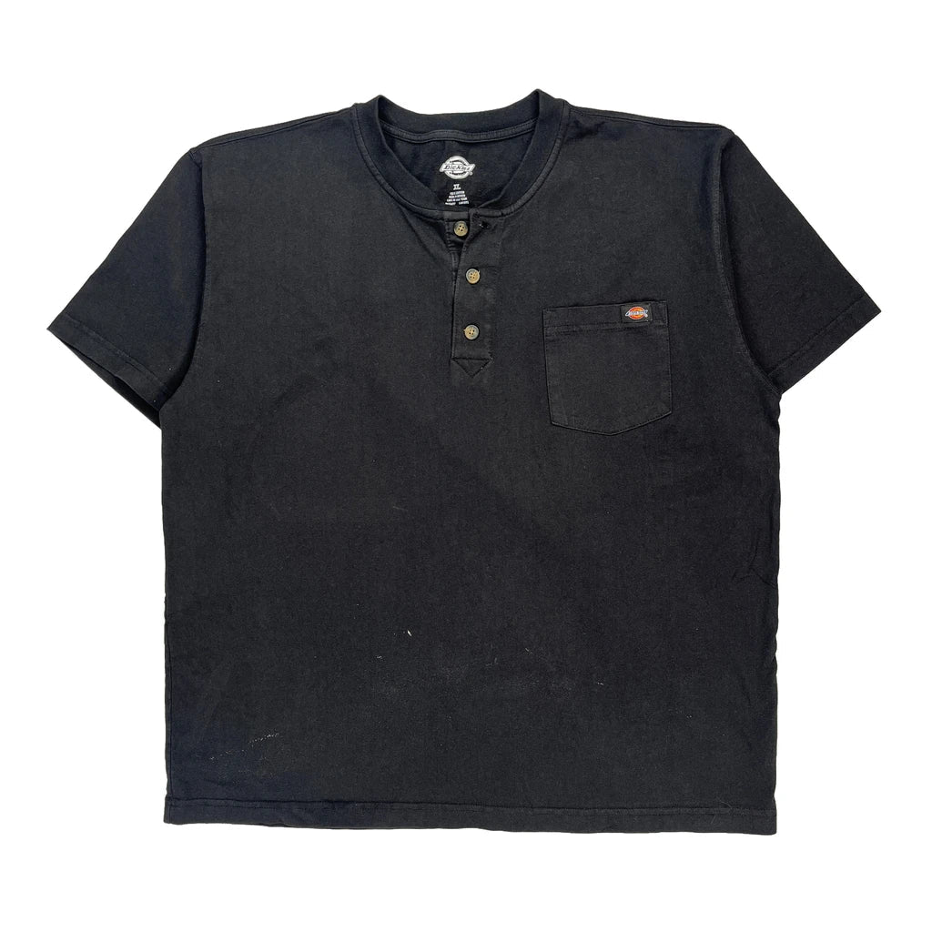 Dickies T-Shirt - XL Black Cotton Refurbished - Thrifted (note: this is a term often used to describe second- refurbished available on Cerqular