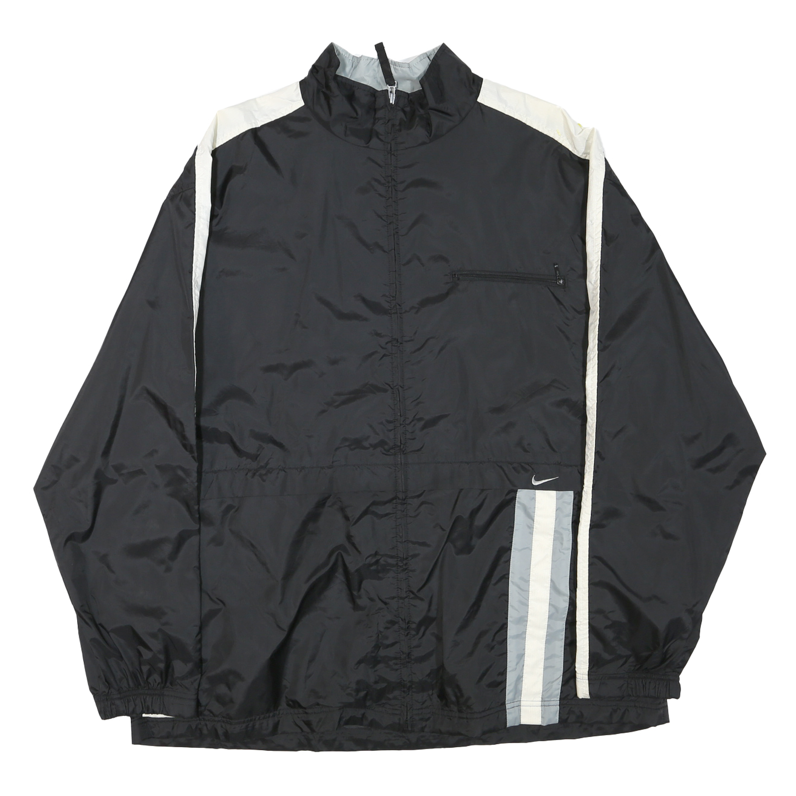 Buy NIKE Mens Black & White Sportswear Zip Jacket 2XL Polyester Plain Lightweight Refurbished - $44.19 NIKE Mens Black & White Sportswear Zip Jacket 2XL Polyester Plain Lightweight Refurbished - N/A refurbished available on Cerqular