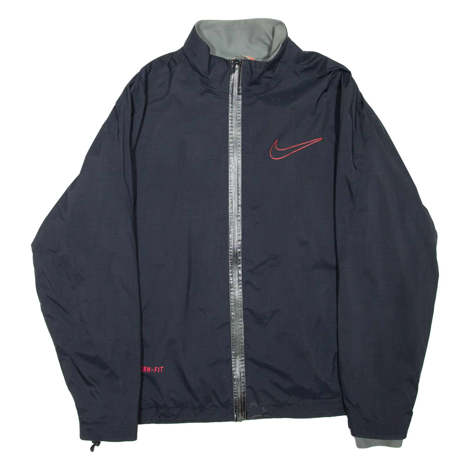 NIKE Mens Jacket Black Nylon L Refurbished - N/A refurbished available on Cerqular