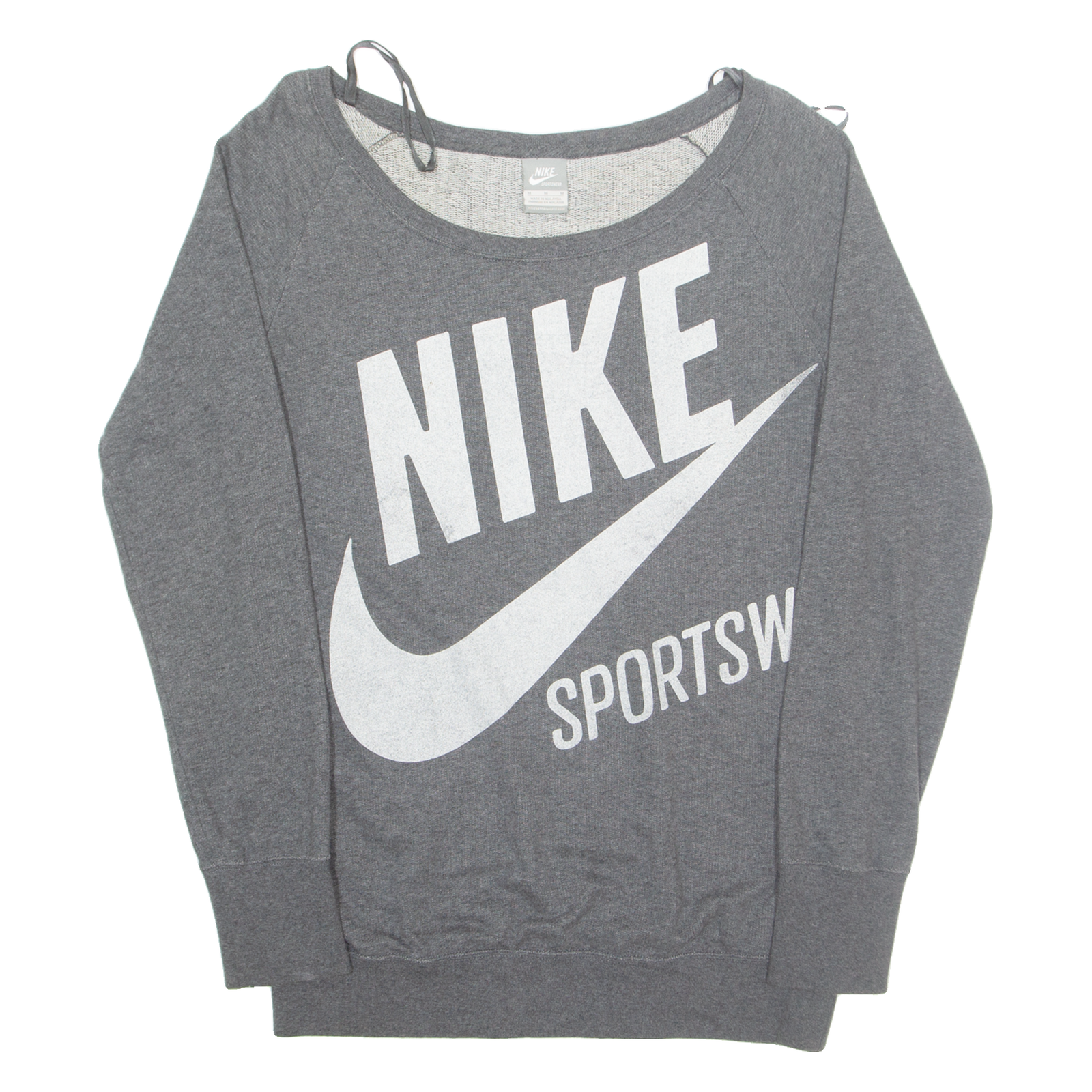 NIKE Womens Sweatshirt Grey M Refurbished - N/A refurbished available on Cerqular