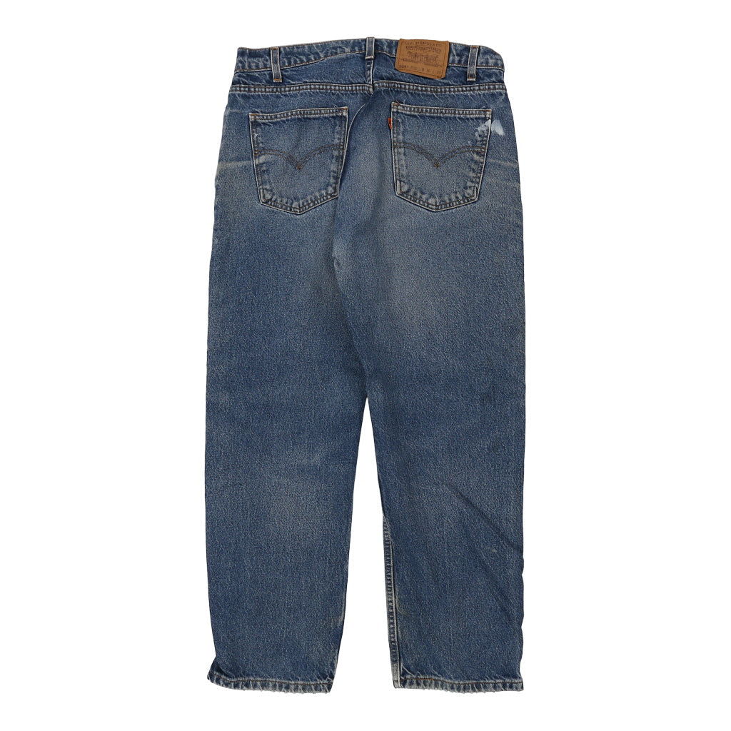 505 Orange Tab Levis Jeans - 34W 29L Blue Cotton Refurbished - Thrifted (note: this is a term often used to describe second- refurbished available on Cerqular