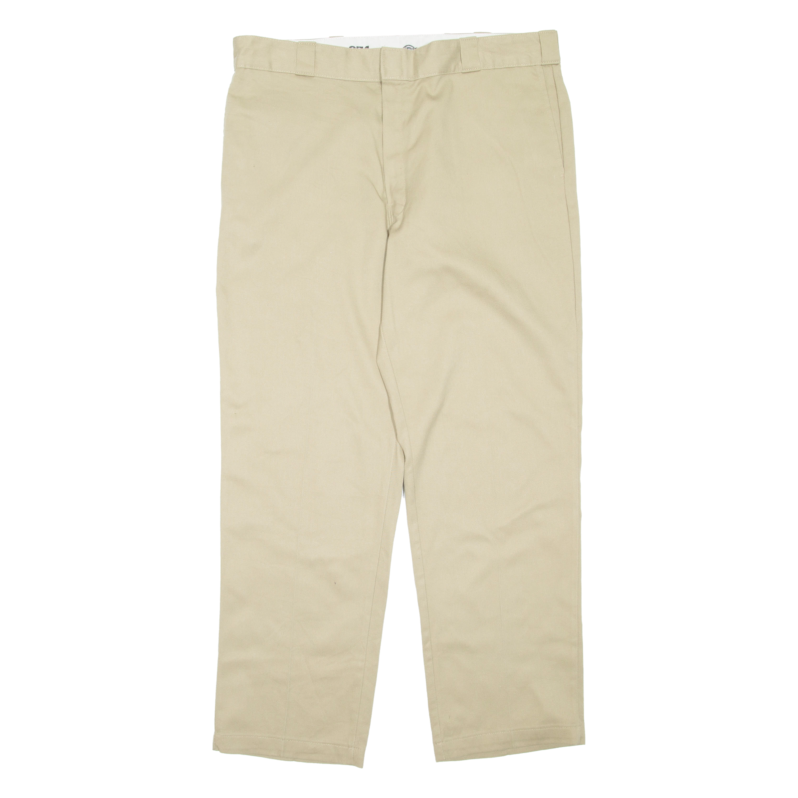 DICKIES Mens Trousers Beige Regular Tapered W40 L32 Refurbished - N/A refurbished available on Cerqular