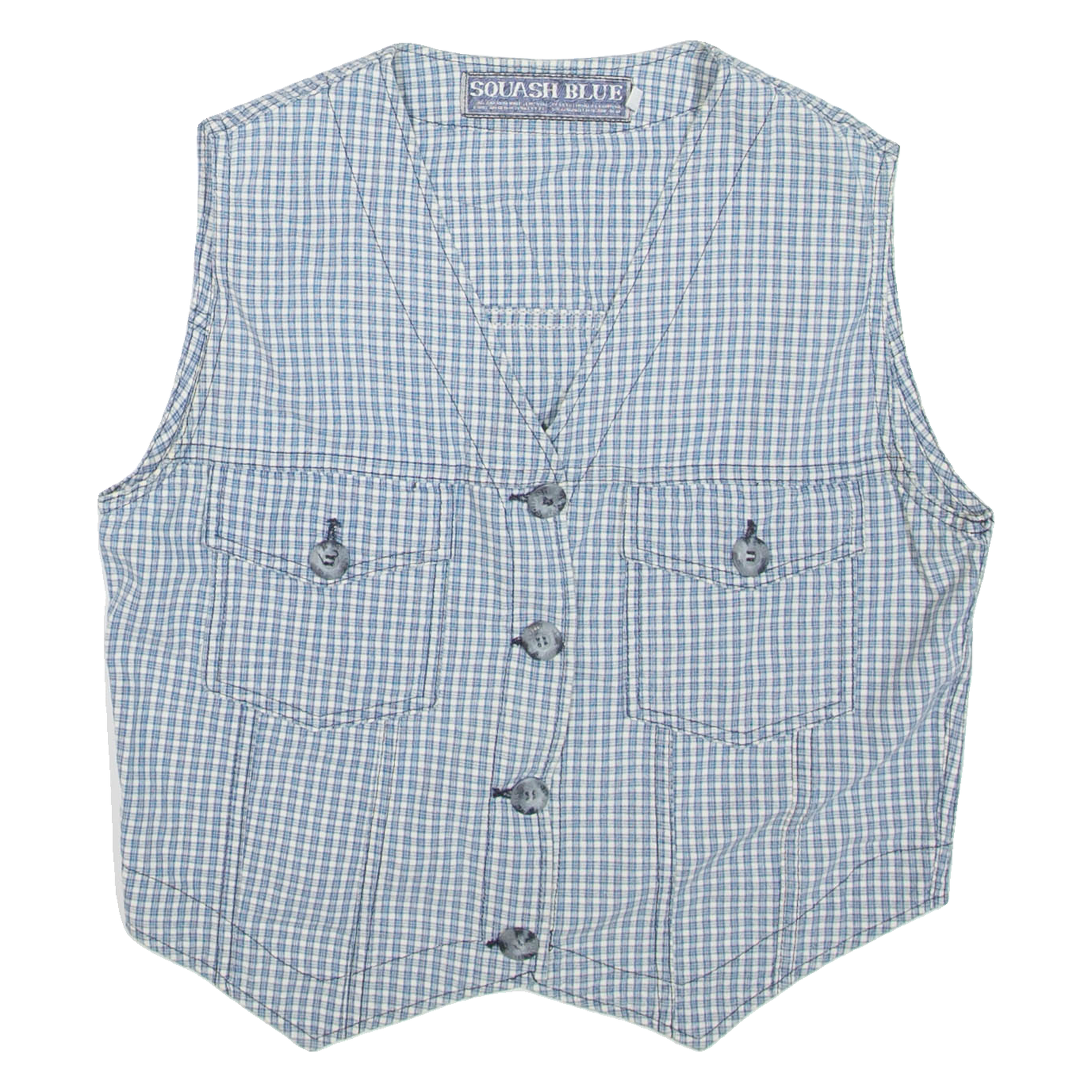 Buy SQUASH BLUE Lightweight Womens Waistcoat Blue Check M Refurbished - $36.39 SQUASH BLUE Lightweight Womens Waistcoat Blue Check M Refurbished - N/A refurbished available on Cerqular