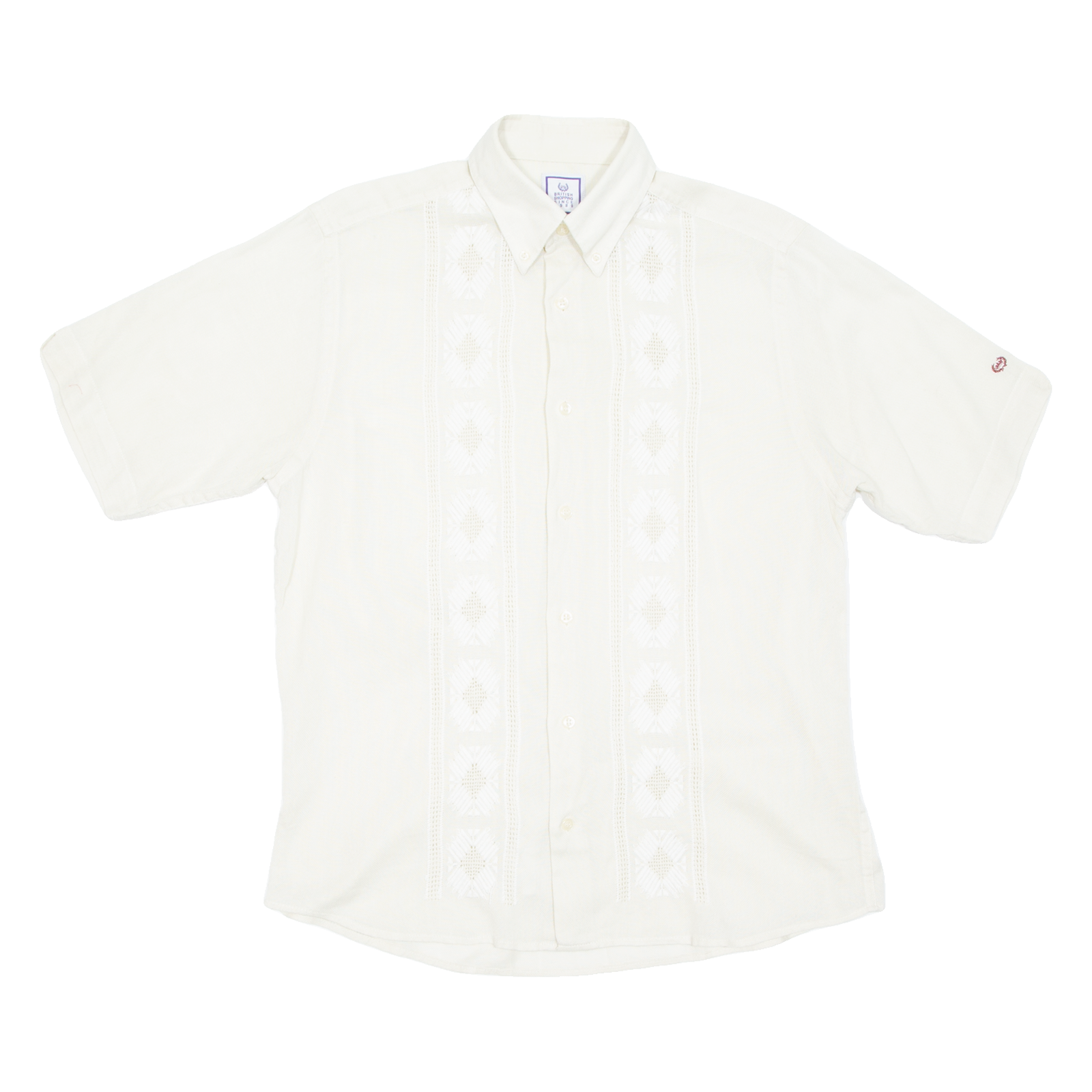 BRITISH SHOPPING Mens Plain Shirt Beige M Refurbished - N/A refurbished available on Cerqular