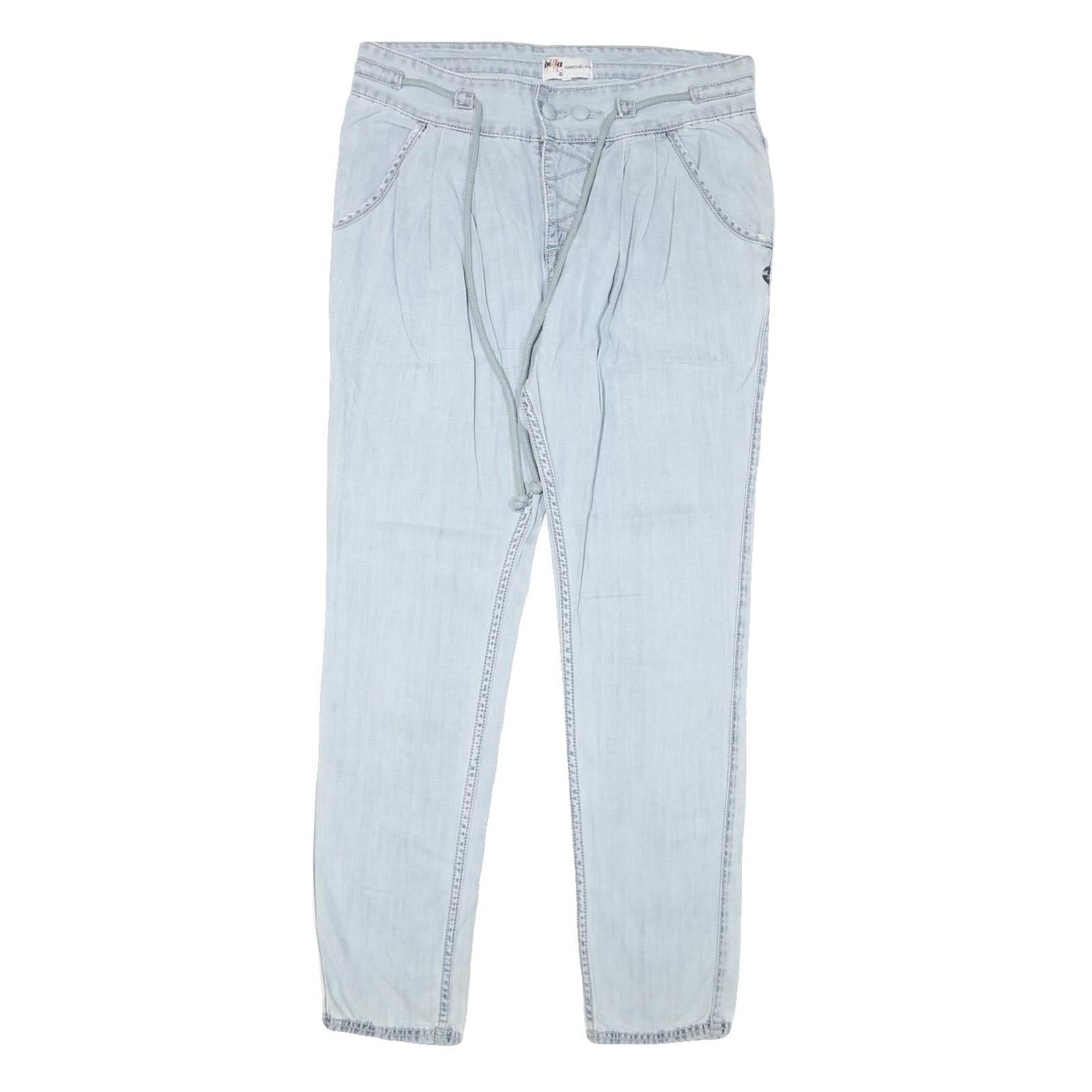 Buy BILLABONG Womens Jeans Blue Slim Slim Denim Light W32 L28 Drawstring Trousers Refurbished - $33.79 BILLABONG Womens Jeans Blue Slim Slim Denim Light W32 L28 Drawstring Trousers Refurbished - N/A refurbished available on Cerqular