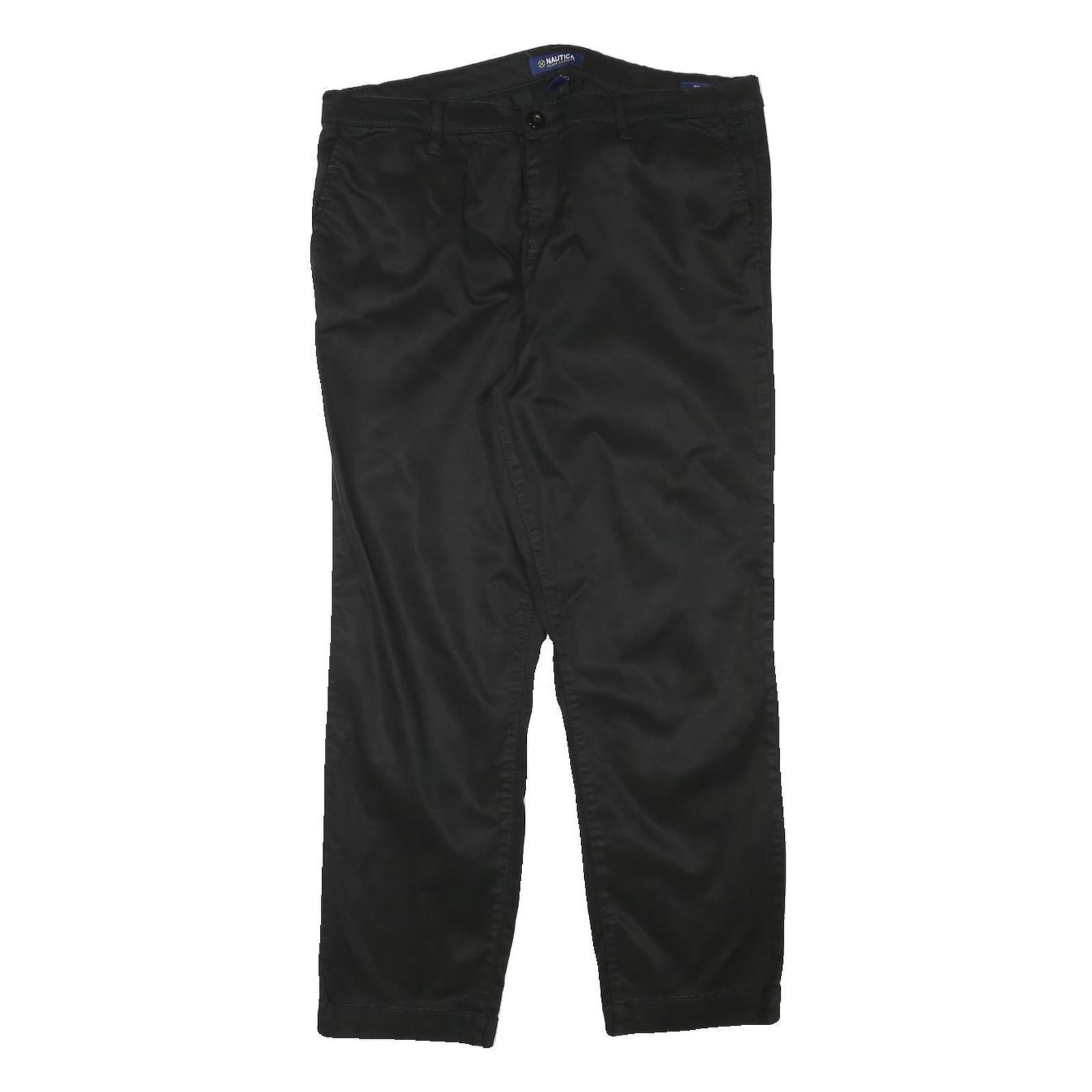 Buy NAUTICA Womens Black Cotton Blend Slim Straight Trousers W33 L26 Stylish Casual Refurbished - $33.79 NAUTICA Womens Black Cotton Blend Slim Straight Trousers W33 L26 Stylish Casual Refurbished - N/A refurbished available on Cerqular