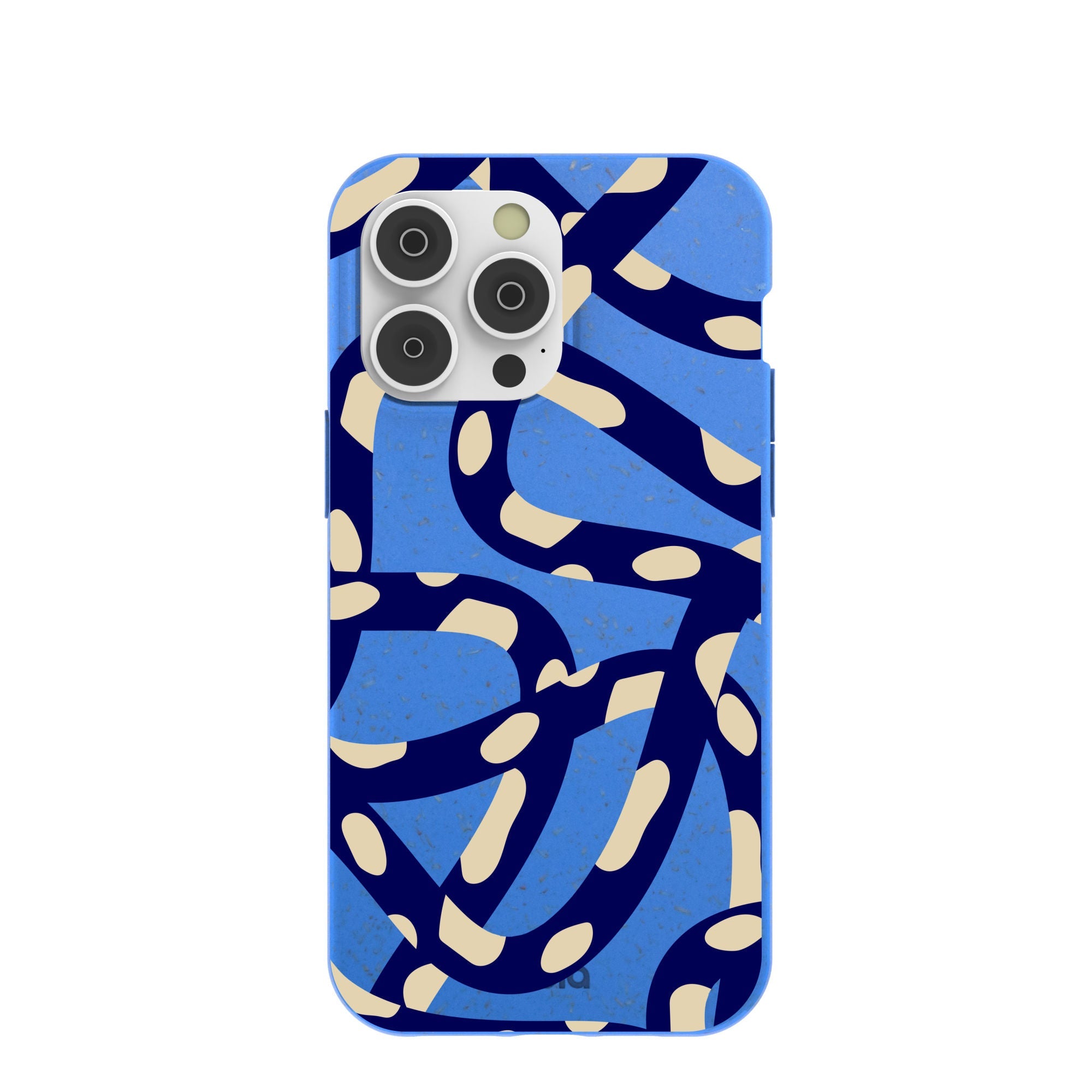 Electric Blue Noodles iPhone 14 Pro Max Case Refurbished - Pela Case refurbished available on Cerqular