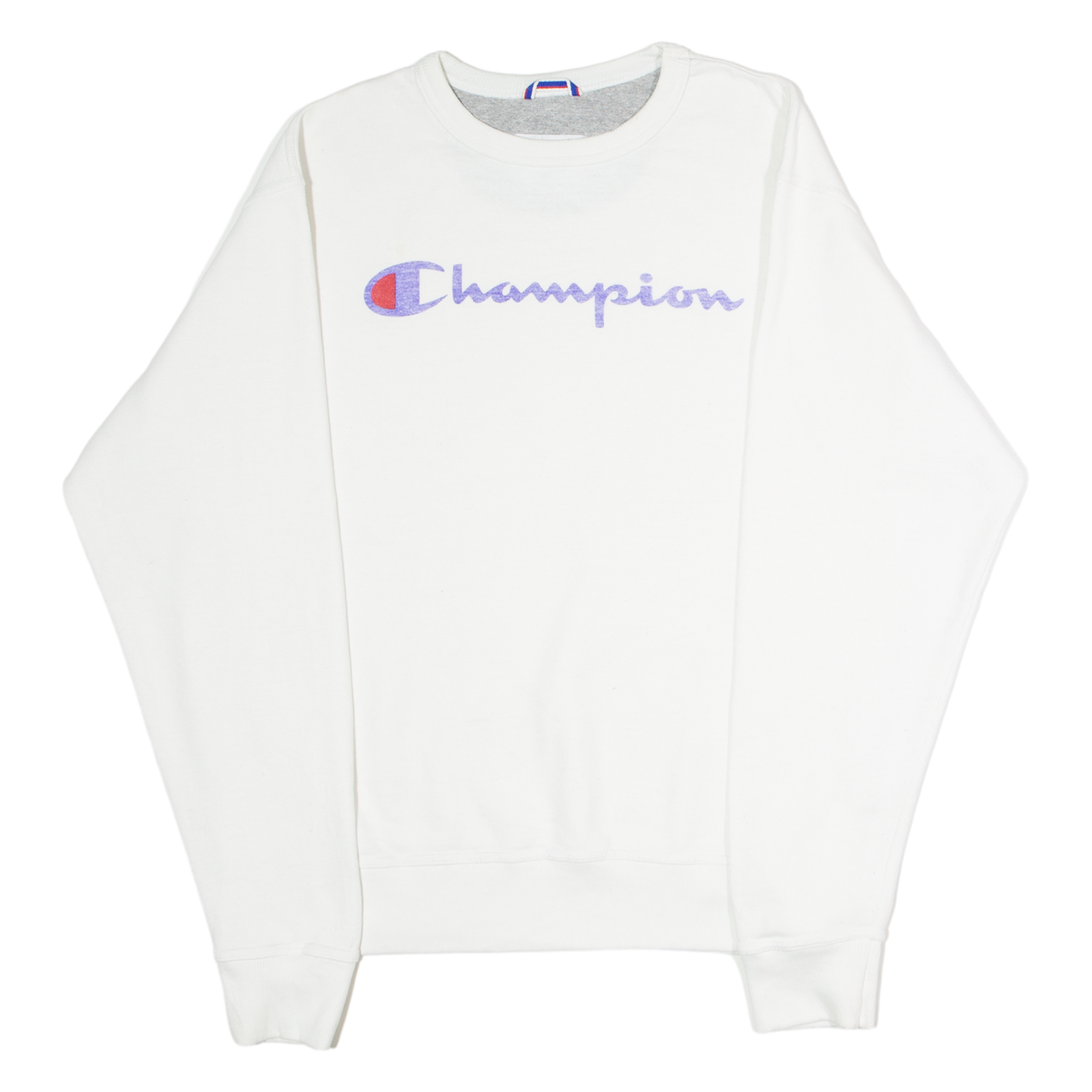 CHAMPION Womens Sweatshirt White Crew Neck M Refurbished - N/A refurbished available on Cerqular