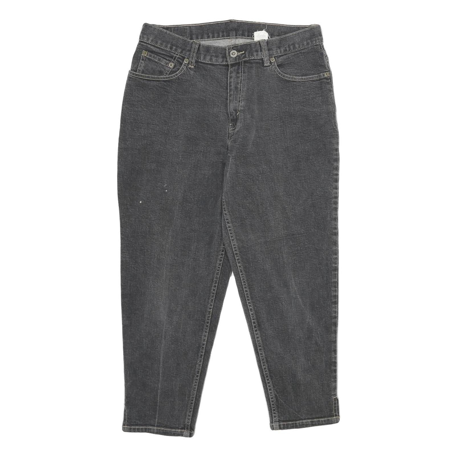 LEVI'S Womens Jeans Black Loose Tapered Denim Medium W30 L24 Classic Style Refurbished - N/A refurbished available on Cerqular