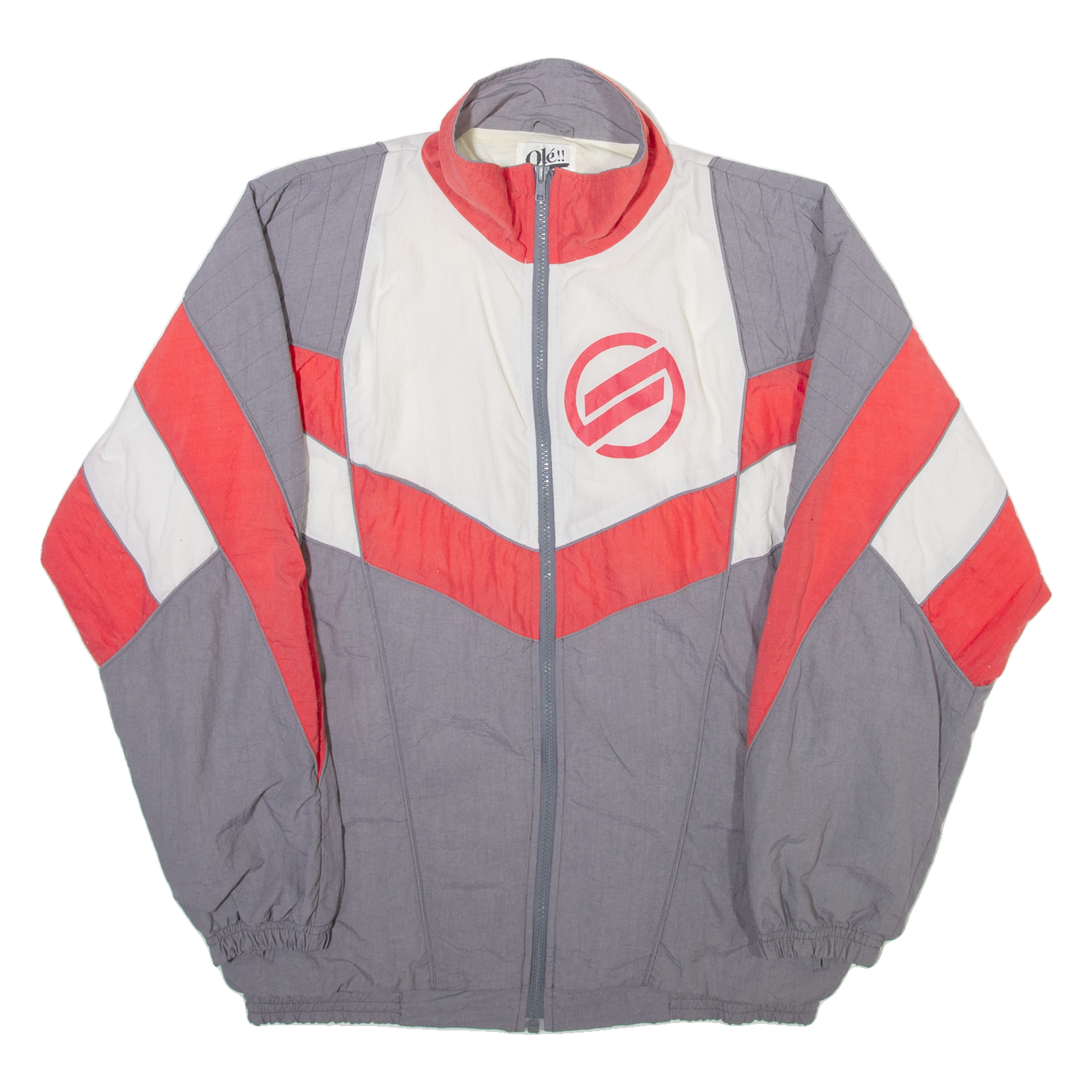 Buy OLE Mens Track Jacket Grey Nylon Colourblock M Refurbished - $18.71 OLE Mens Track Jacket Grey Nylon Colourblock M Refurbished - N/A refurbished available on Cerqular