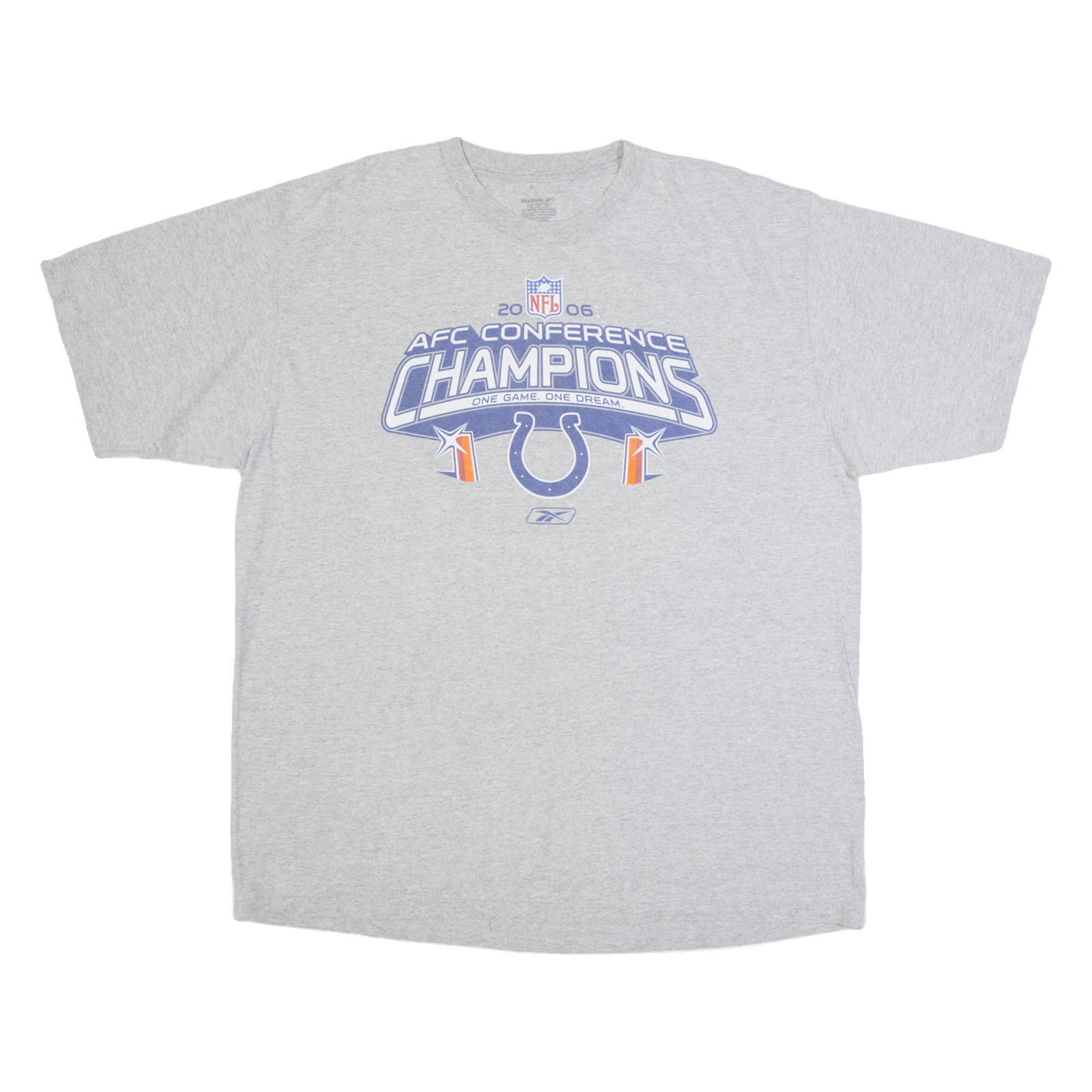 REEBOK Indianapolis Colts Mens T-Shirt Grey USA L Refurbished - N/A refurbished available on Cerqular