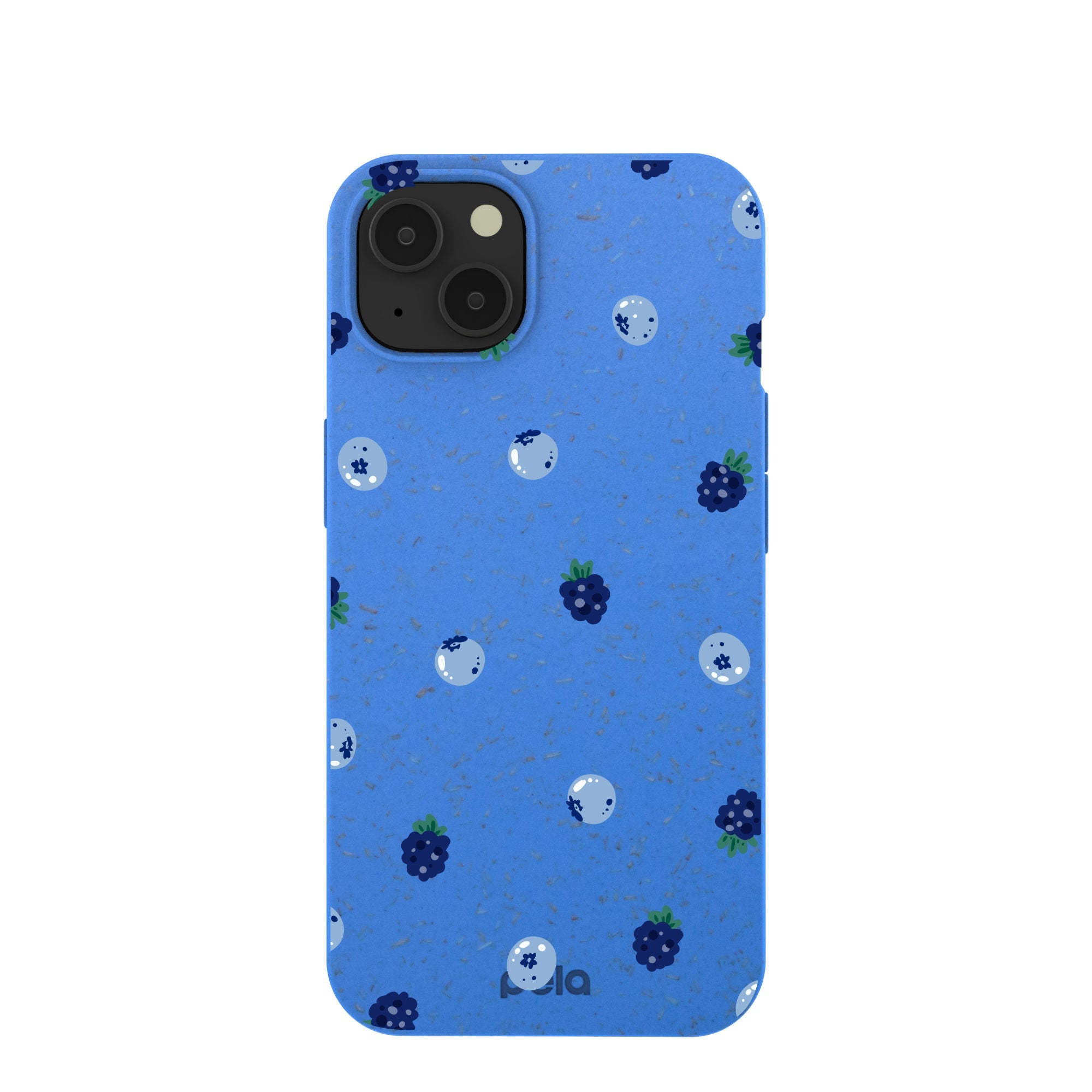 Electric Blue Black and Blue iPhone 13 Case Refurbished - Pela Case refurbished available on Cerqular