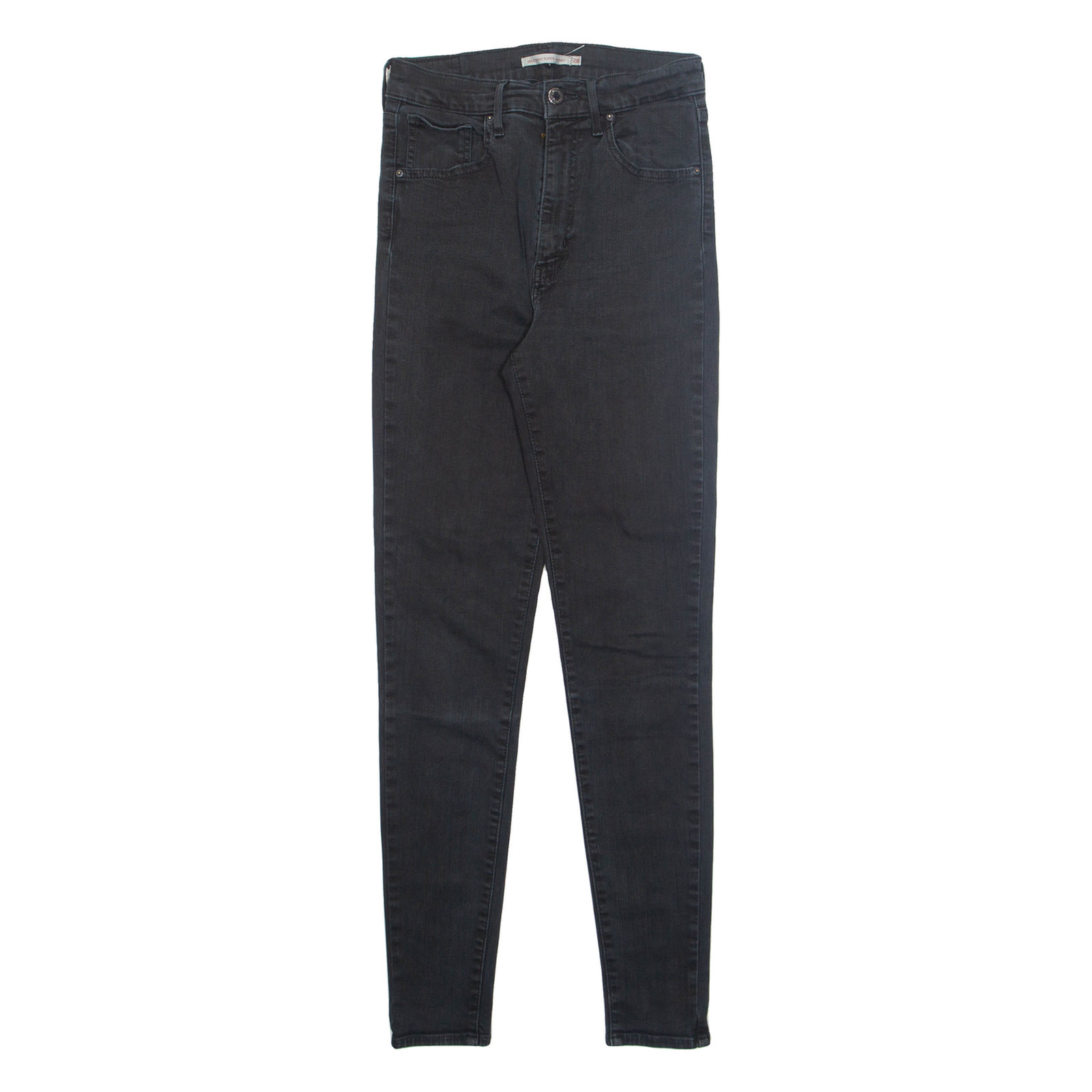 LEVI'S Womens Jeans Black Regular Skinny W28 L30 Refurbished - N/A refurbished available on Cerqular