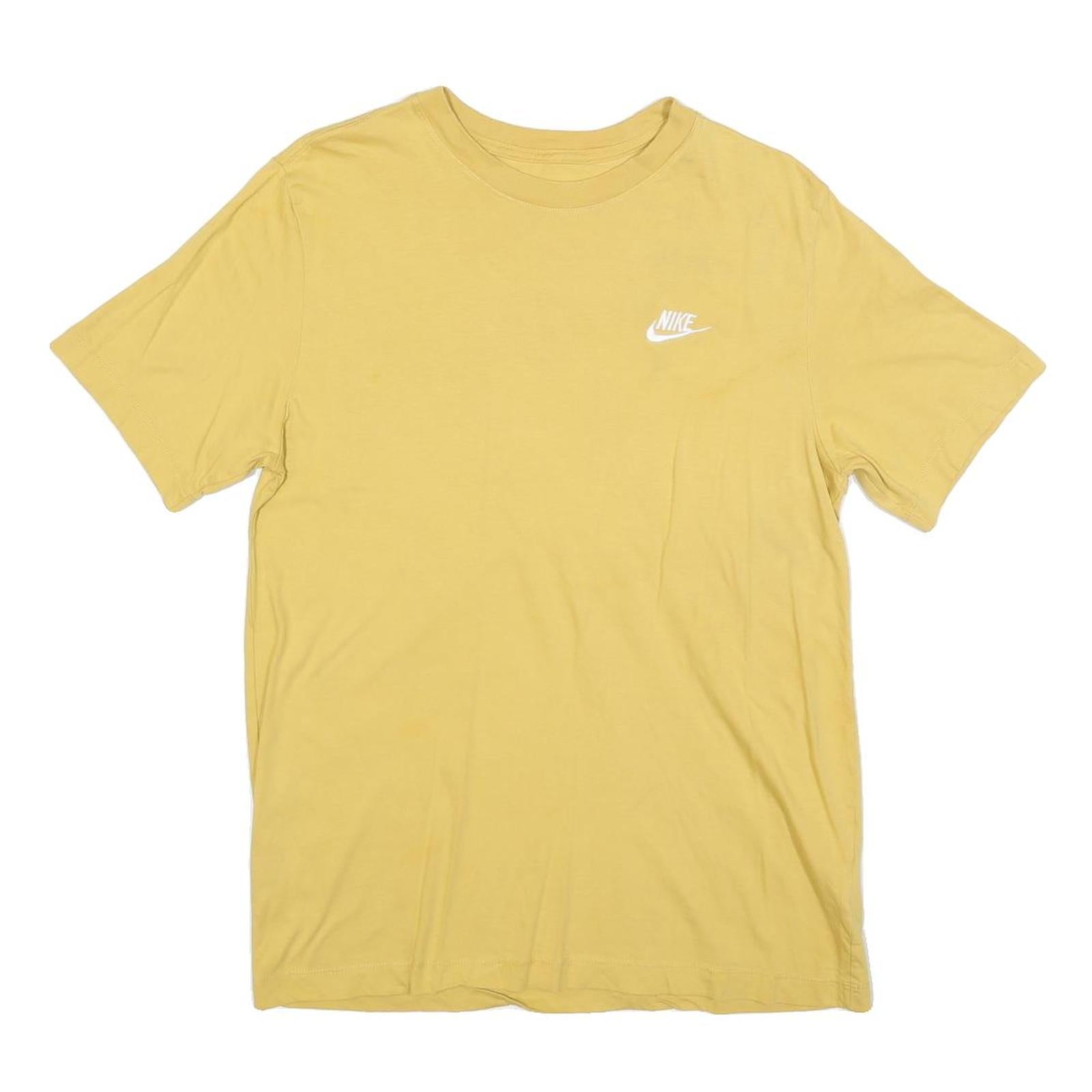 Buy NIKE Mens Yellow Crew Neck Short Sleeve T-Shirt Cotton Blend M Casual Sportswear Refurbished - $19.49 NIKE Mens Yellow Crew Neck Short Sleeve T-Shirt Cotton Blend M Casual Sportswear Refurbished - N/A refurbished available on Cerqular