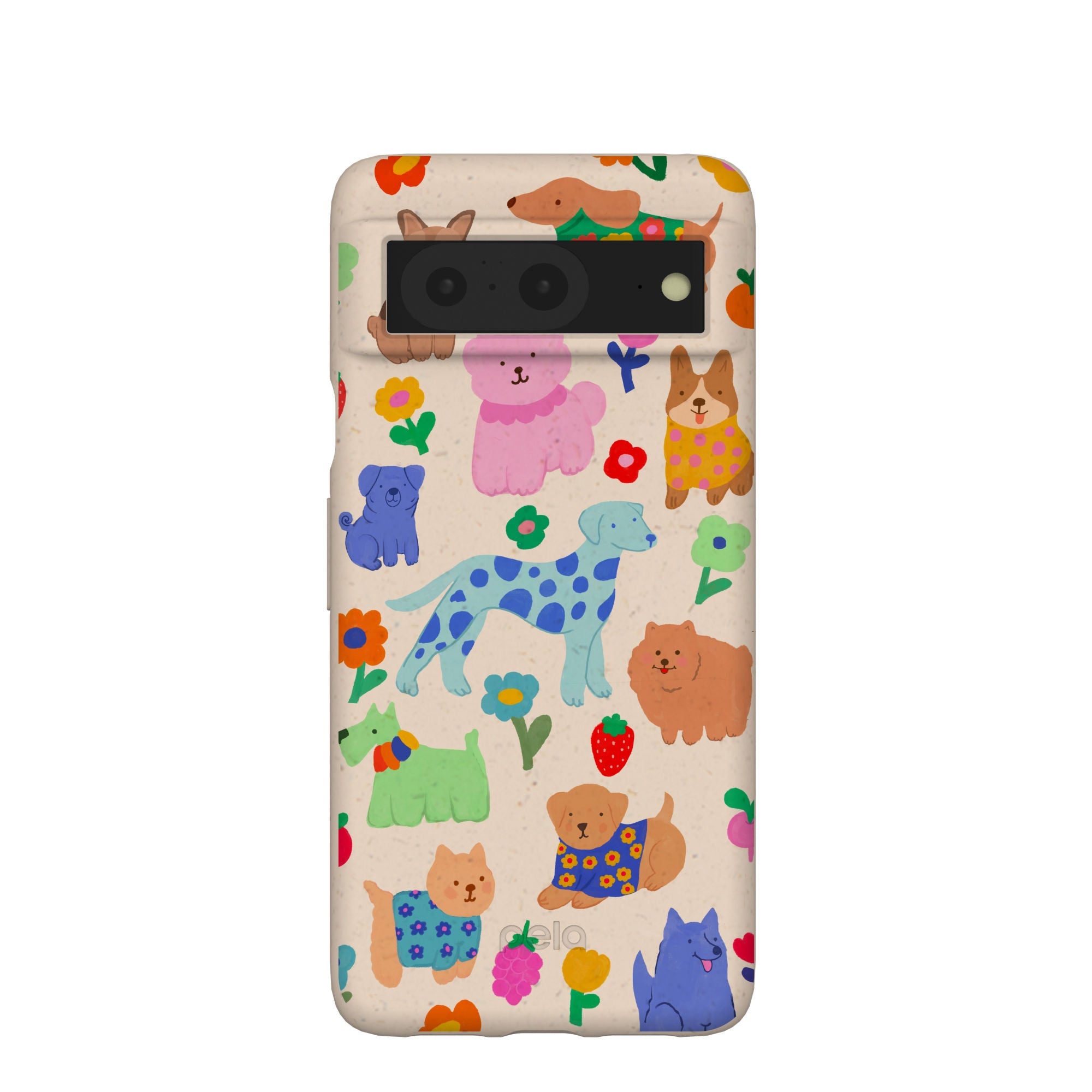 Seashell Pup Bloom Google Pixel 8 Case Refurbished - Pela Case refurbished available on Cerqular