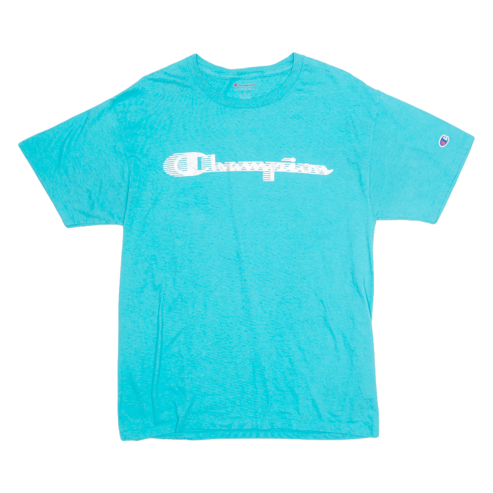 CHAMPION Mens T-Shirt Blue M Refurbished - N/A refurbished available on Cerqular