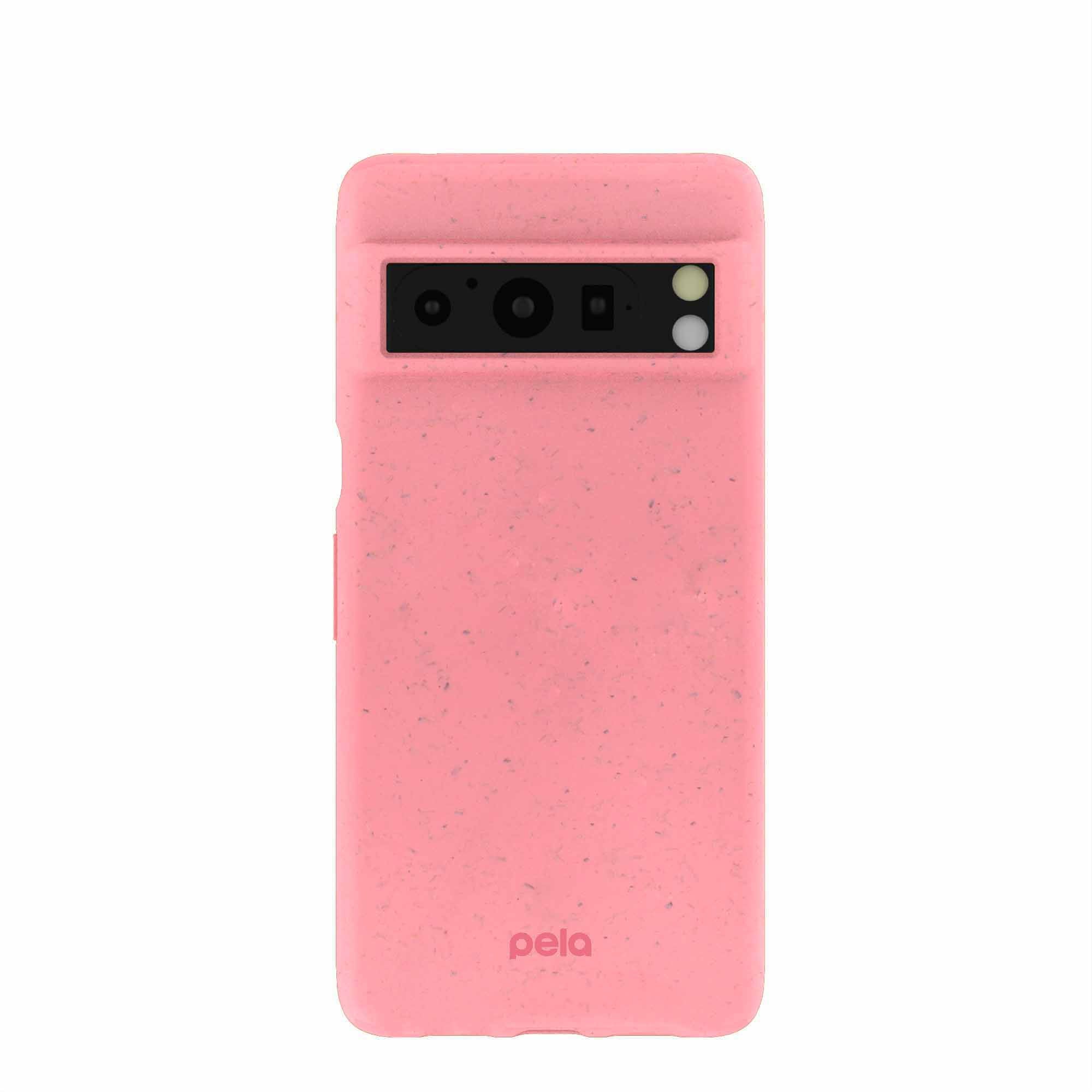 Bubblegum Pink Google Pixel 8 Pro Phone Case Refurbished - Pela Case refurbished available on Cerqular