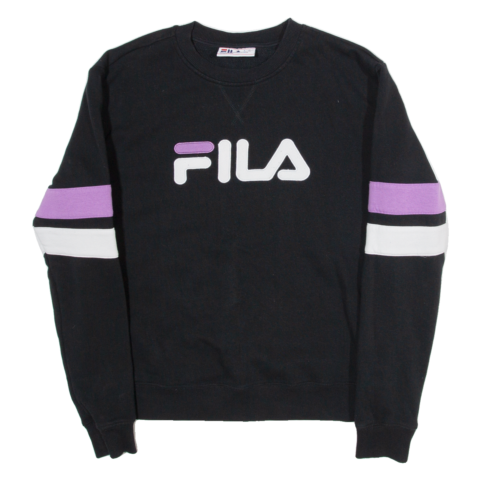 FILA Womens Sweatshirt Black L Refurbished - N/A refurbished available on Cerqular