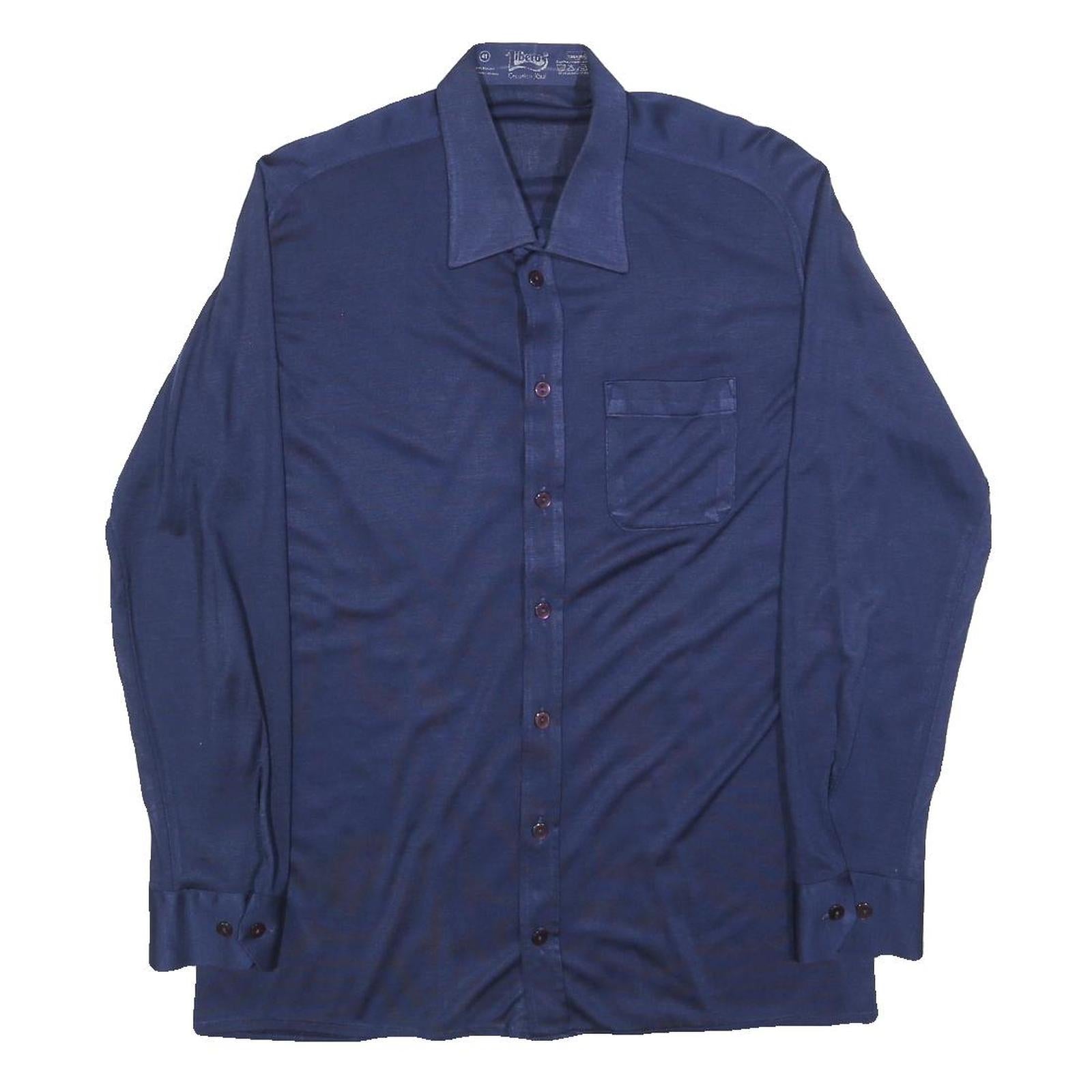 Buy LIBERO Mens Blue Shirt M Long Sleeve Button Closure Classic Fit Casual Workwear Refurbished - $19.49 LIBERO Mens Blue Shirt M Long Sleeve Button Closure Classic Fit Casual Workwear Refurbished - N/A refurbished available on Cerqular