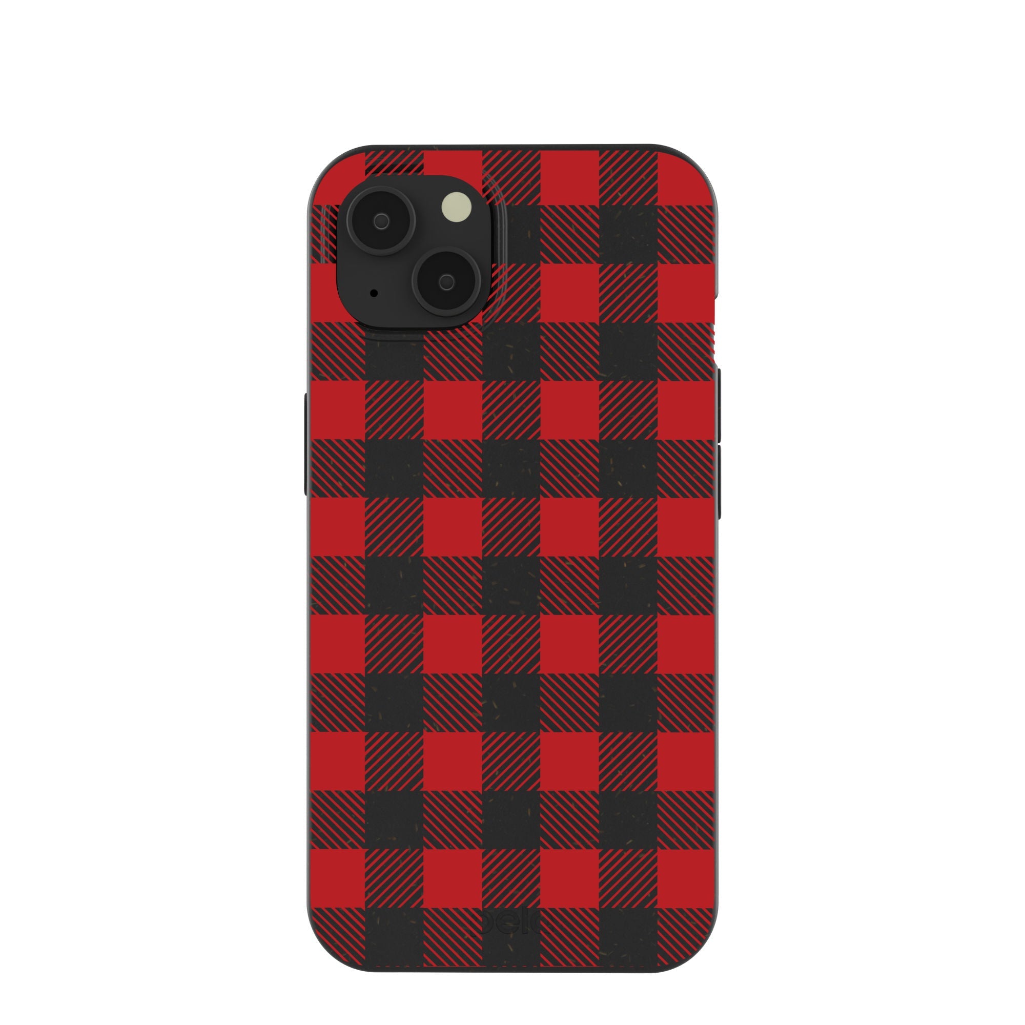 Black Flannel iPhone 13 Case Refurbished - Pela Case refurbished available on Cerqular