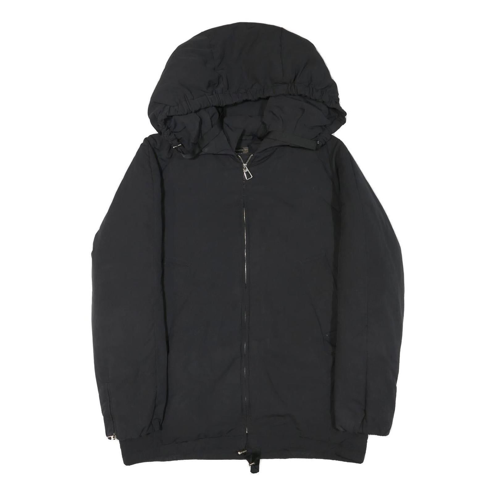 Buy ZARA WOMAN Womens Black Hooded Jacket S Polyester Blend Zip Plain Casual Refurbished - $37.69 ZARA WOMAN Womens Black Hooded Jacket S Polyester Blend Zip Plain Casual Refurbished - N/A refurbished available on Cerqular