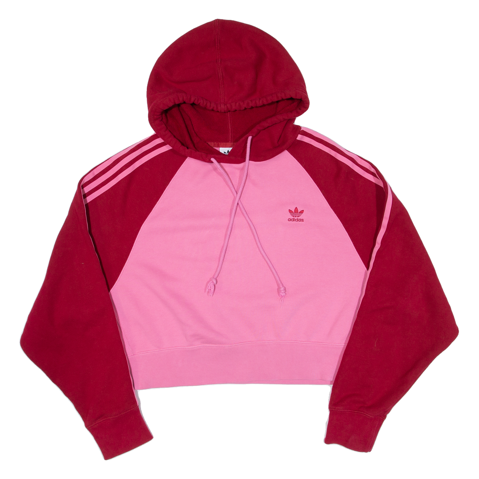 Buy ADIDAS Cropped Womens Pink Hoodie UK 14 Refurbished - $28.59 ADIDAS Cropped Womens Pink Hoodie UK 14 Refurbished - N/A refurbished available on Cerqular