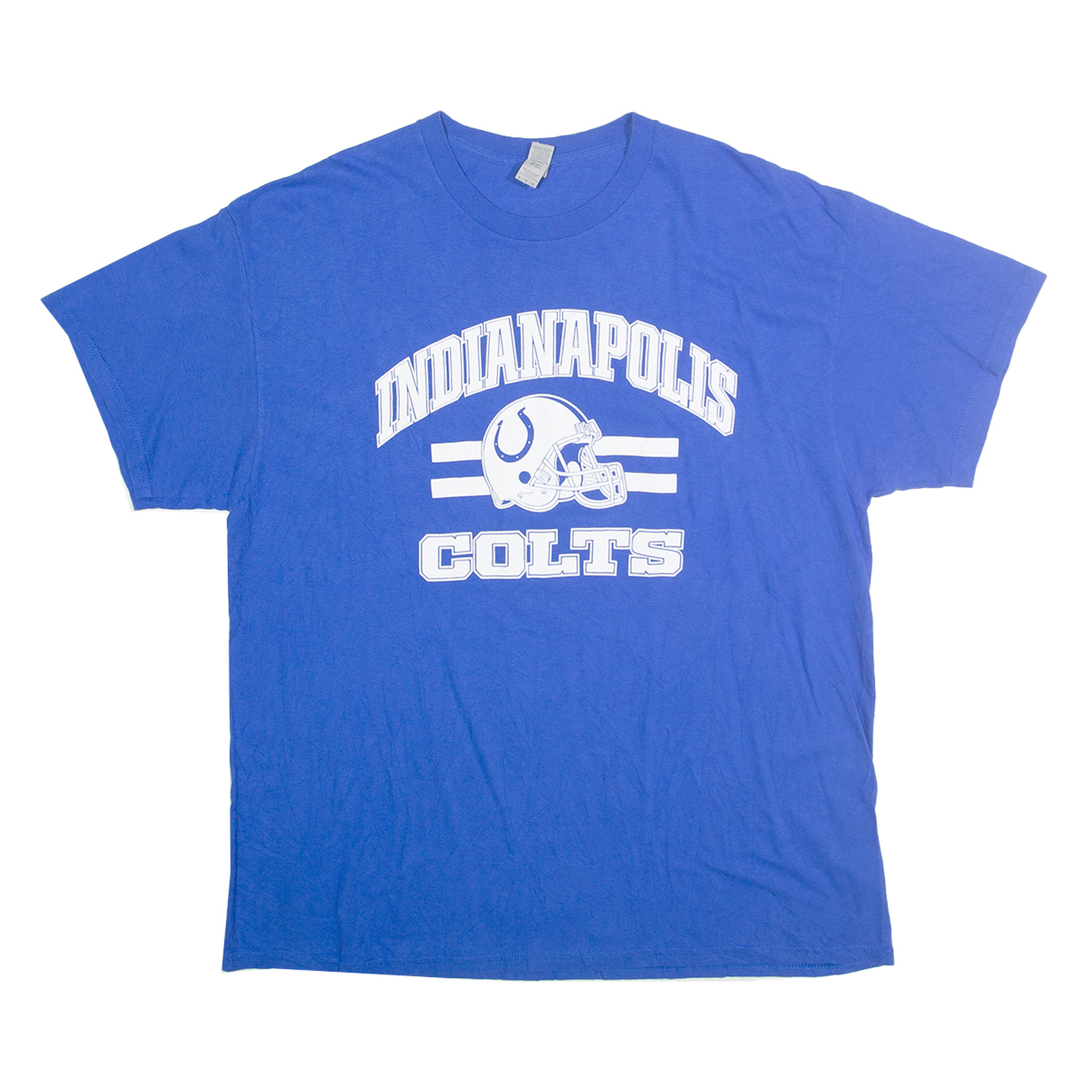 GILDEN Mens Blue Indianapolis Colts T-Shirt XL Short Sleeve Crew Neck Football Refurbished - N/A refurbished available on Cerqular