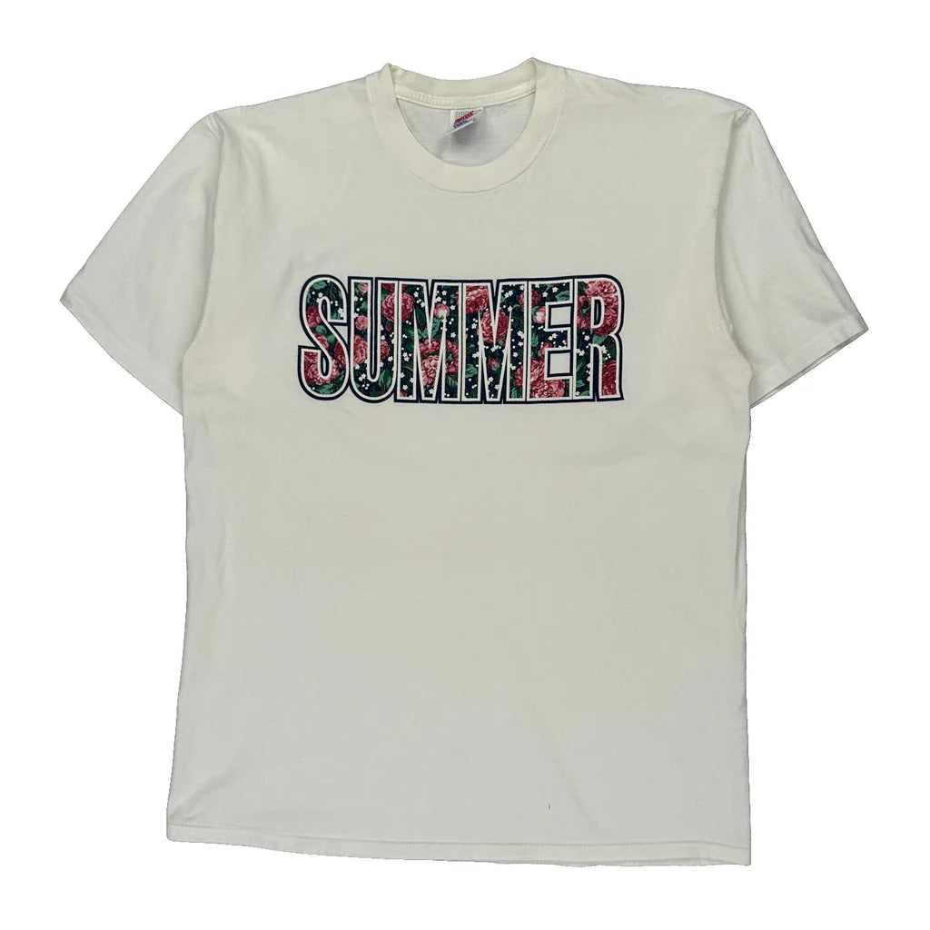 Buy Jerzees T-Shirt - XL White Cotton Refurbished - $26.79 Jerzees T-Shirt - XL White Cotton Refurbished - Thrifted (note: this is a term often used to describe second- refurbished available on Cerqular