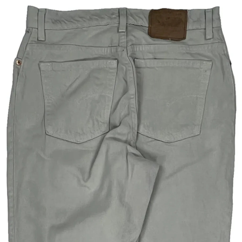 Levis Jeans - 30W 31L Grey Cotton Refurbished - Thrifted (note: this is a term often used to describe second- refurbished available on Cerqular