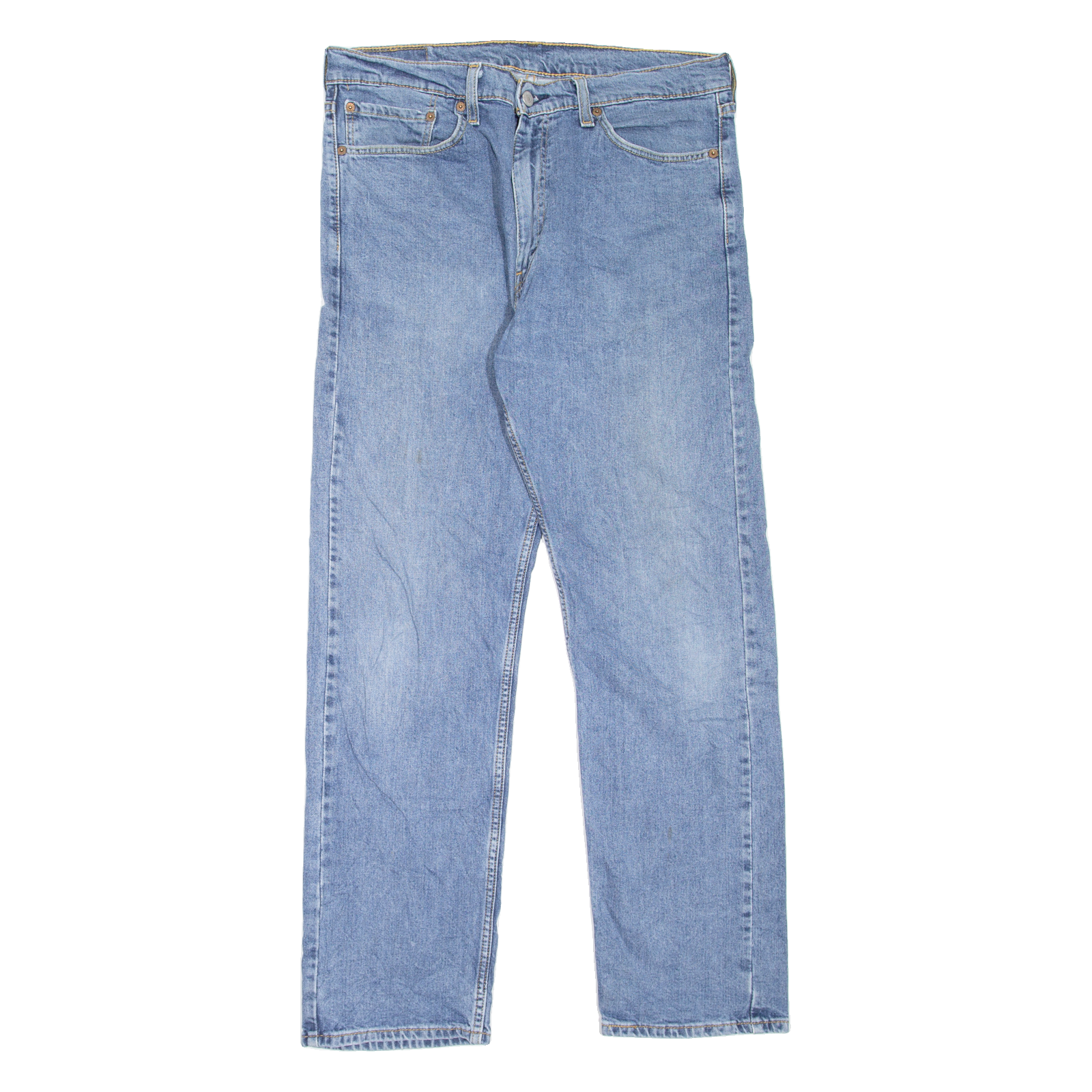 LEVI'S 505 Jeans Mens Blue Regular Straight W36 L32 Refurbished - N/A refurbished available on Cerqular