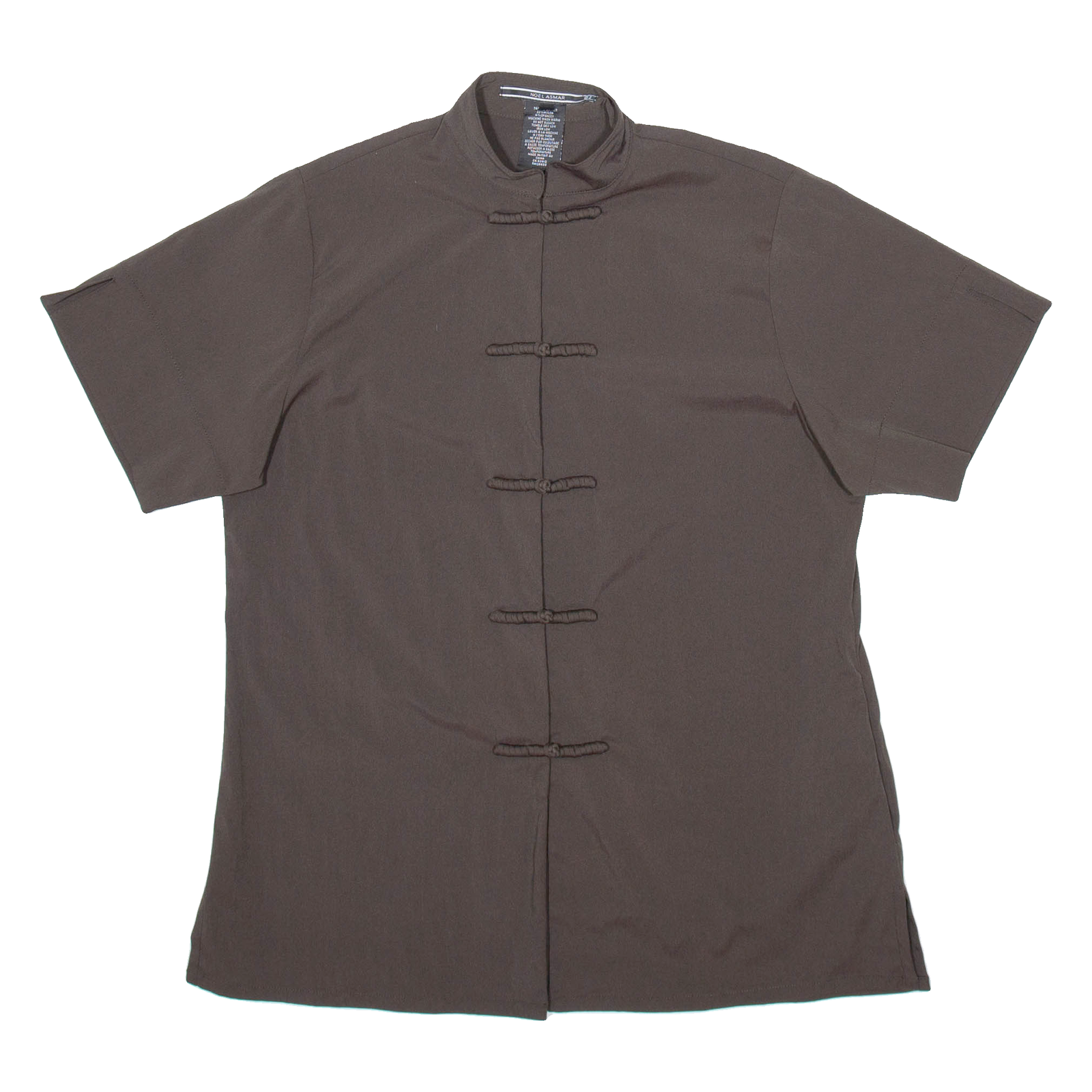NEOL ASMAR Mens Plain Shirt Brown M Refurbished - N/A refurbished available on Cerqular