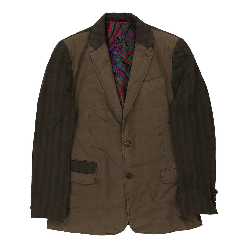 Dolce & Gabbana Blazer - Medium Brown Cotton Refurbished - Thrifted (note: this is a term often used to describe second- refurbished available on Cerqular