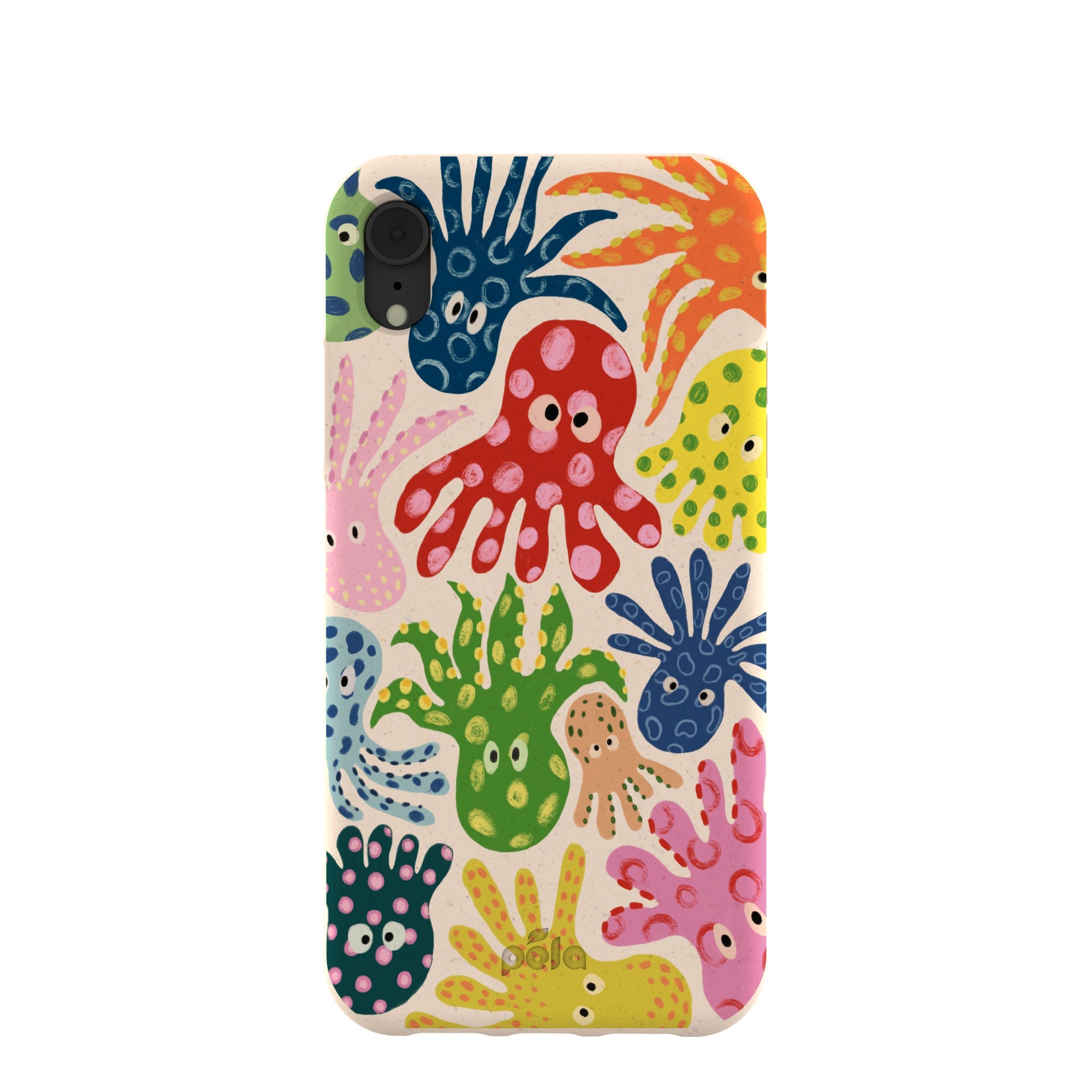 Seashell Octopi iPhone XR Case Refurbished - Pela Case refurbished available on Cerqular