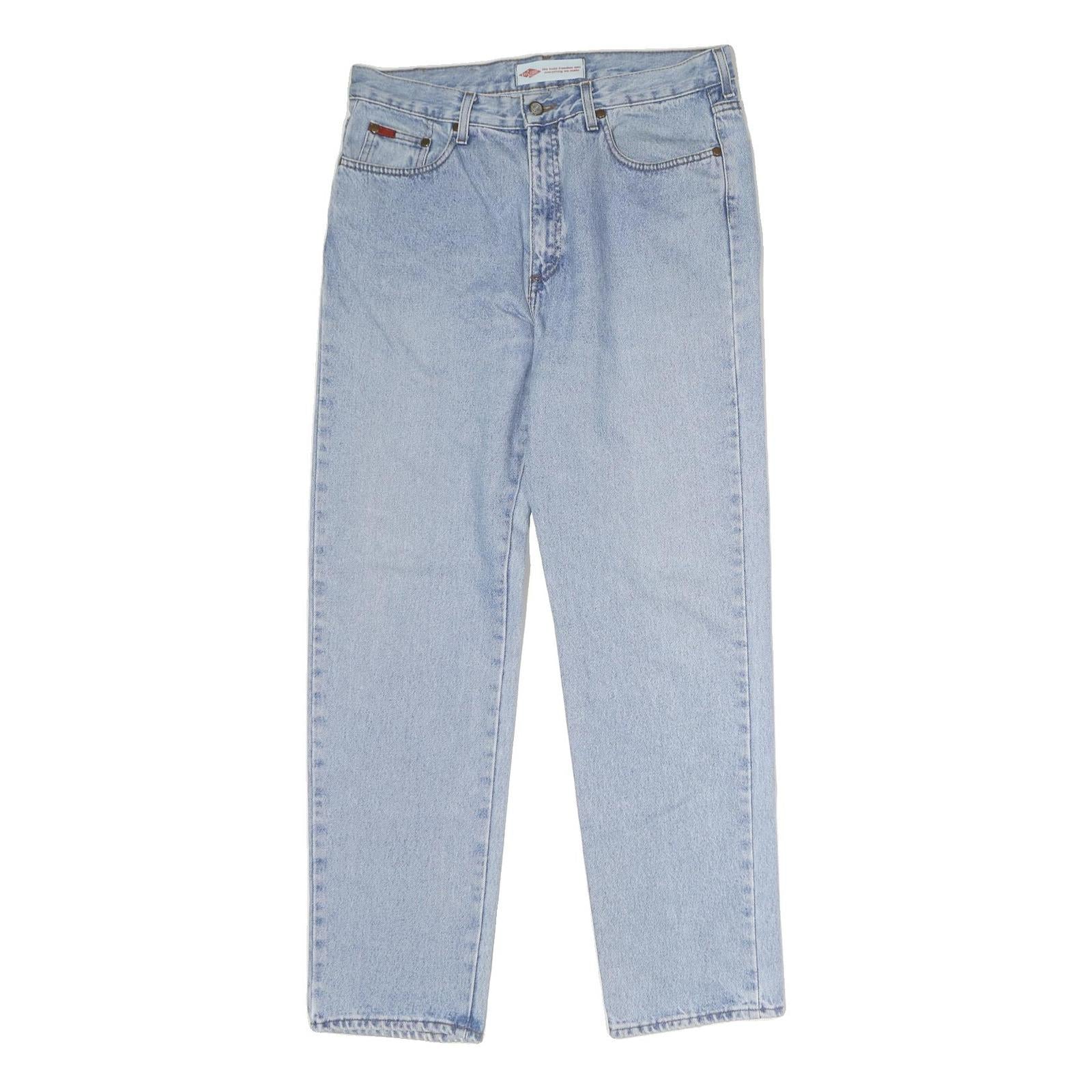 LEE COOPER Mens Jeans Light Blue Regular Straight Denim Rinse W34 L31 Classic Refurbished - N/A refurbished available on Cerqular