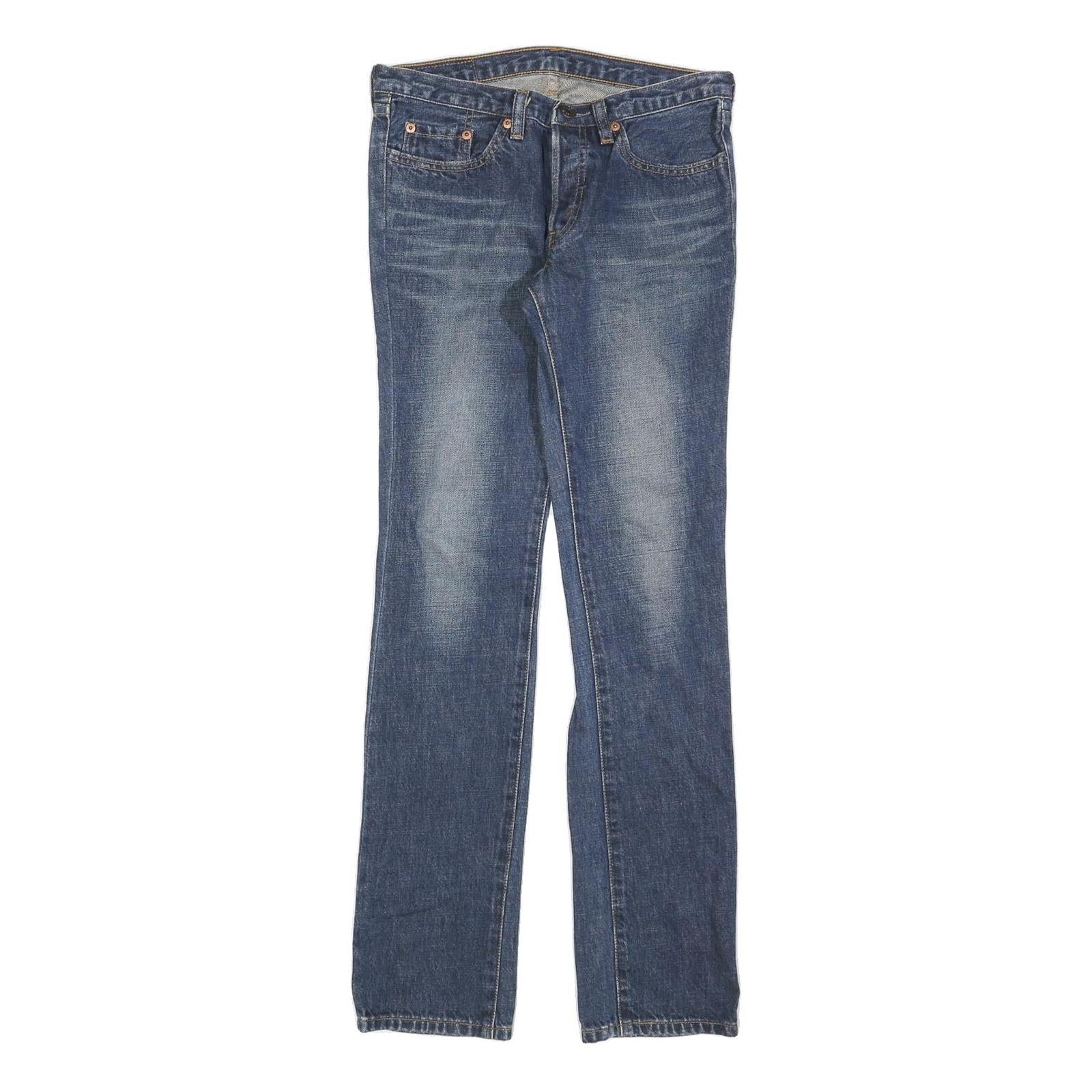 LEVI'S 540 Womens Jeans Blue Regular Straight Denim Medium W27 L32 Stylish Refurbished - N/A refurbished available on Cerqular