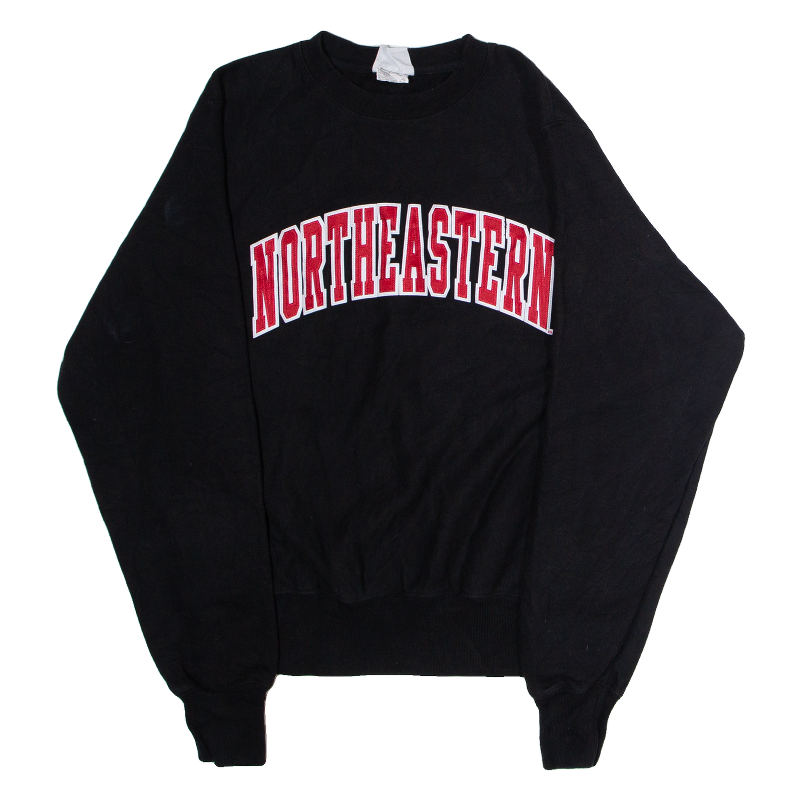 CHAMPION REVERSE WEAVE Northeastern Mens Sweatshirt Black Crew Neck USA S Refurbished - N/A refurbished available on Cerqular