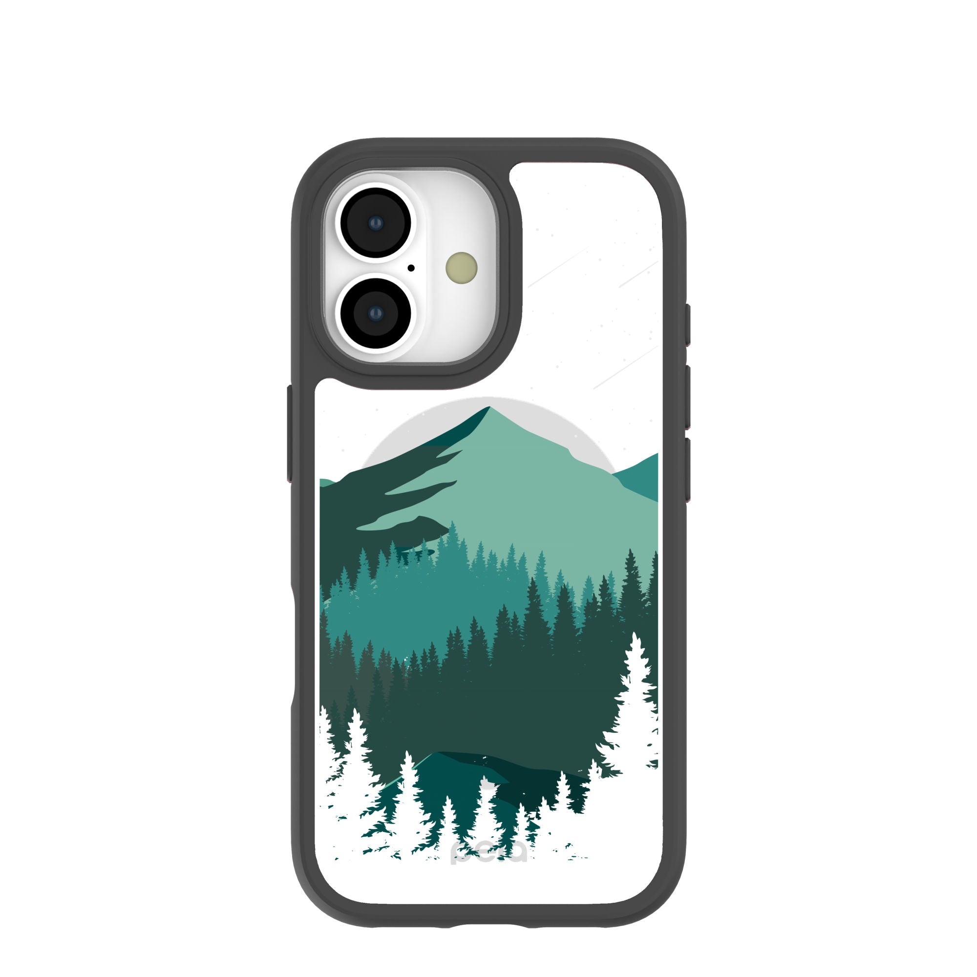 Clear Boreal iPhone 17 Case With Noir Ridge (MagSafe included) Refurbished - Pela Case refurbished available on Cerqular