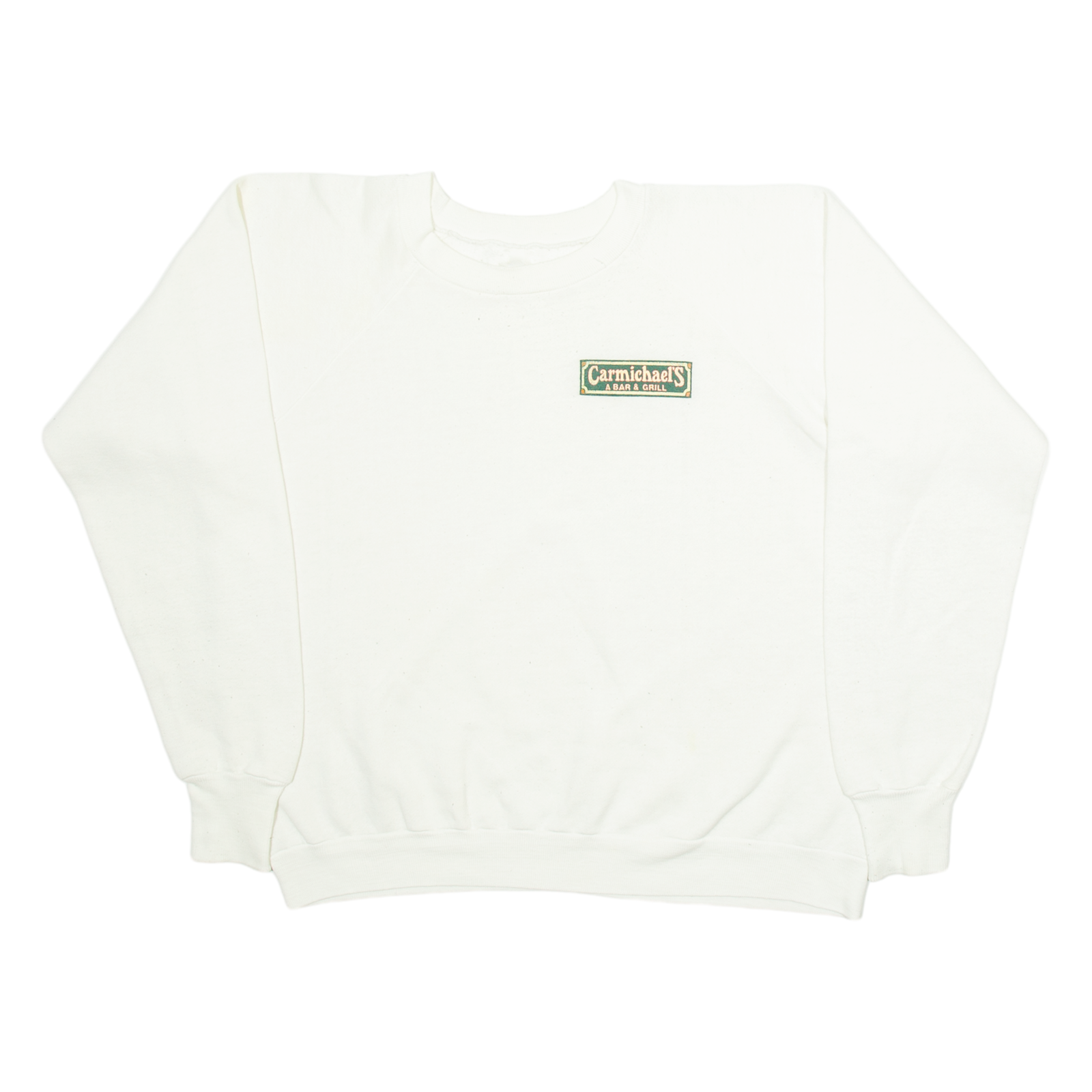 Buy Carmichael's Bar & Grill Mens Sweatshirt White M Refurbished - $23.39 Carmichael's Bar & Grill Mens Sweatshirt White M Refurbished - N/A refurbished available on Cerqular