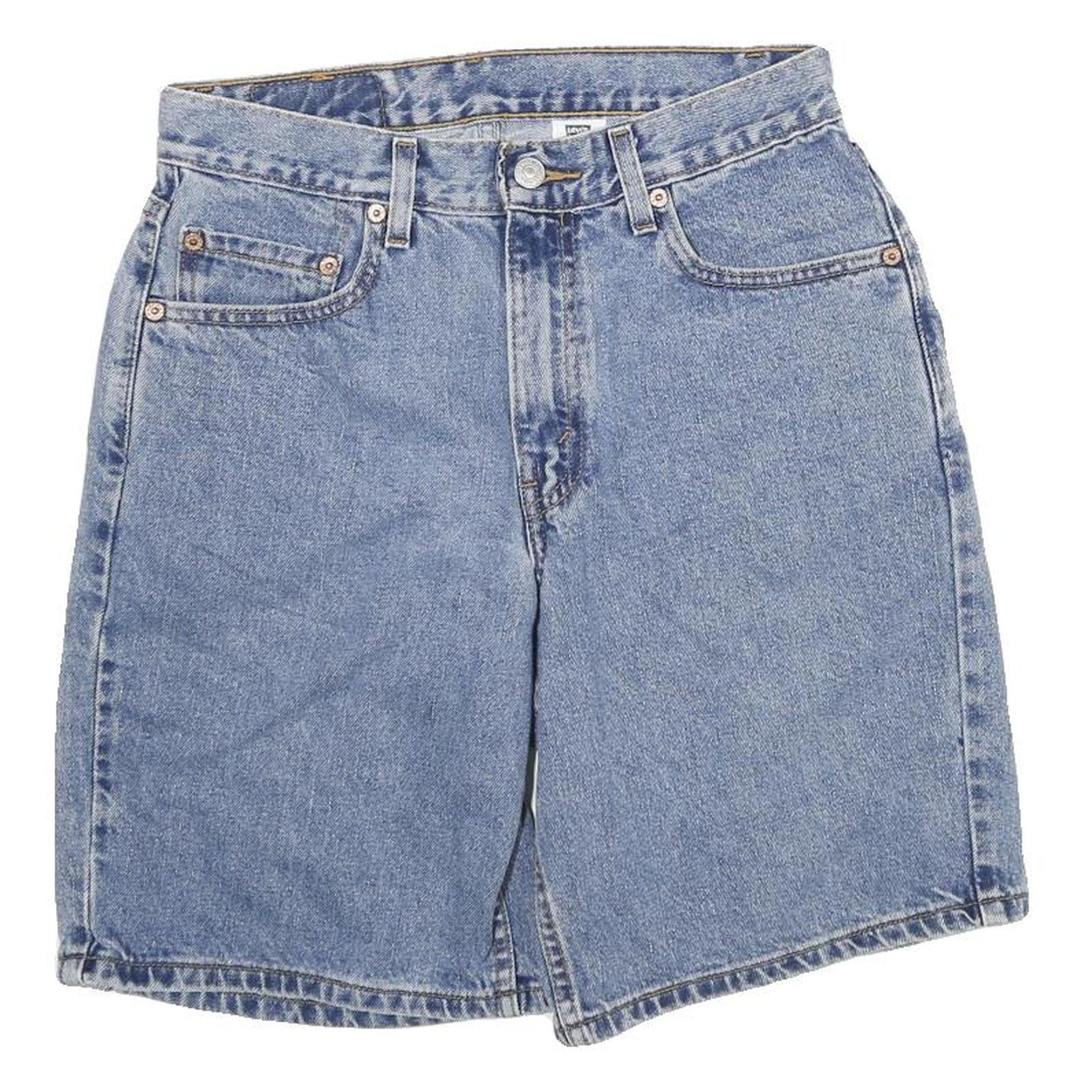 LEVI'S Mens Shorts Blue Denim Casual M W28 Classic Cotton Blend Refurbished - N/A refurbished available on Cerqular