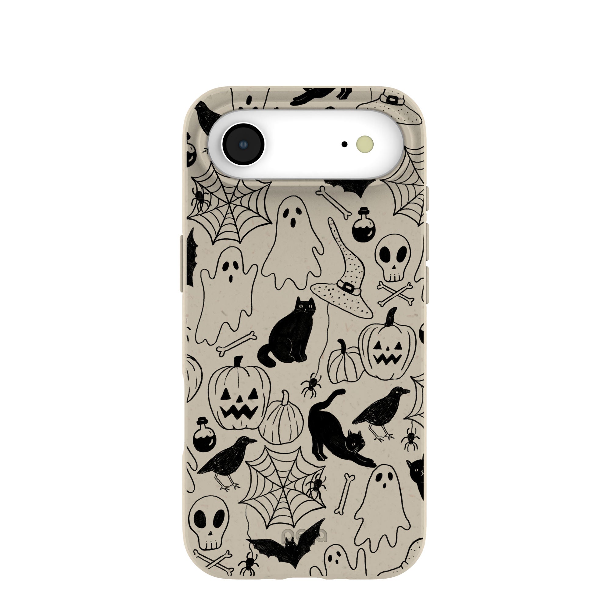 London Fog Sketchy Spirits iPhone Air Case | MagSafe Compatibility: Without MagSafe Refurbished - Pela Case refurbished available on Cerqular