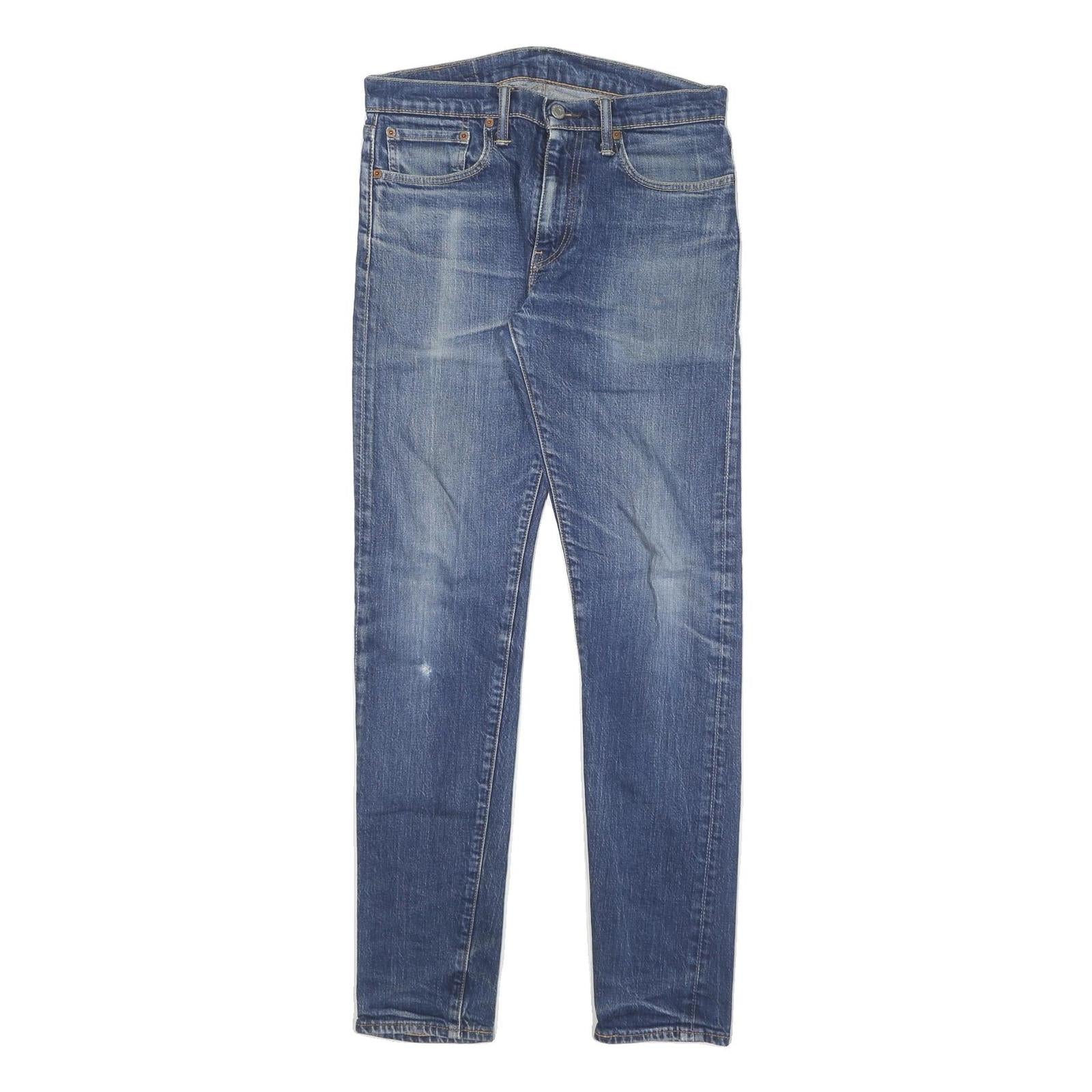 LEVI'S 512 Tapered Mens Jeans Blue Slim Denim Medium W31 L32 Classic Cotton Refurbished - N/A refurbished available on Cerqular