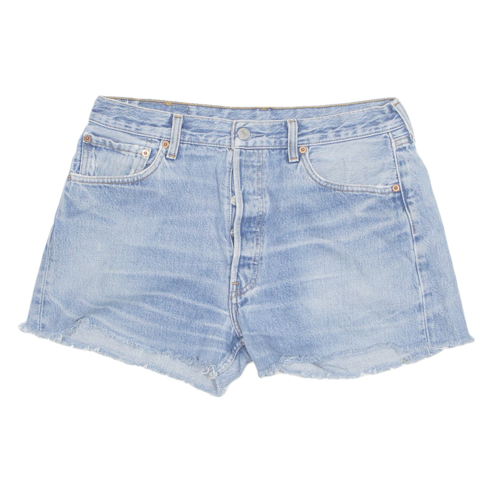 LEVI'S Cut Off 501 Womens Denim Shorts Blue M W32 Refurbished - N/A refurbished available on Cerqular